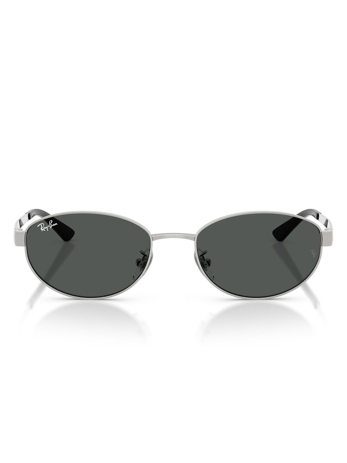Image 5 of 5 of Ray-Ban Ray Ban 0Rb3774D Oval Sunglasses - Silver