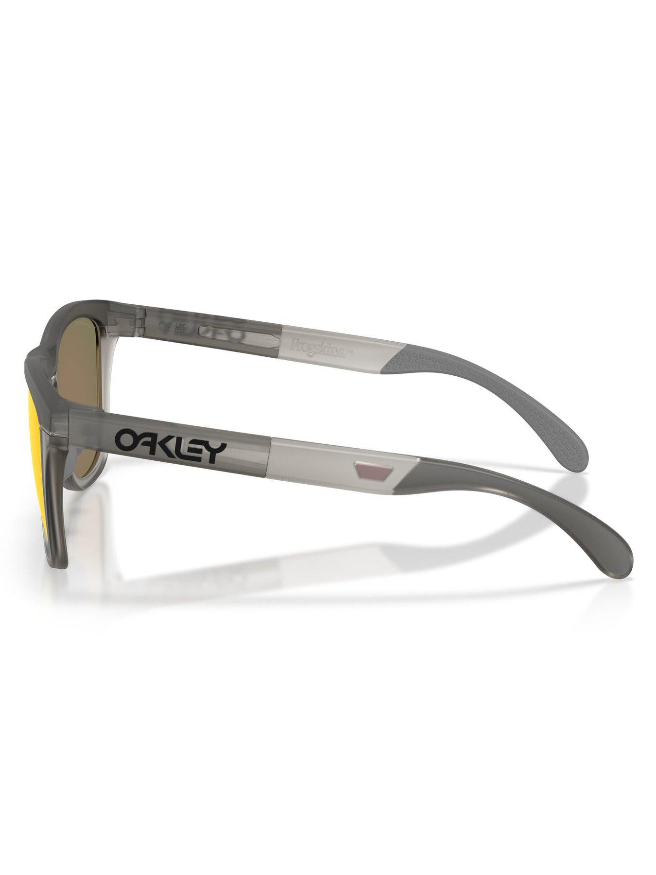 Image 2 of 5 of Oakley Frogskin Round Sunglasses - Grey