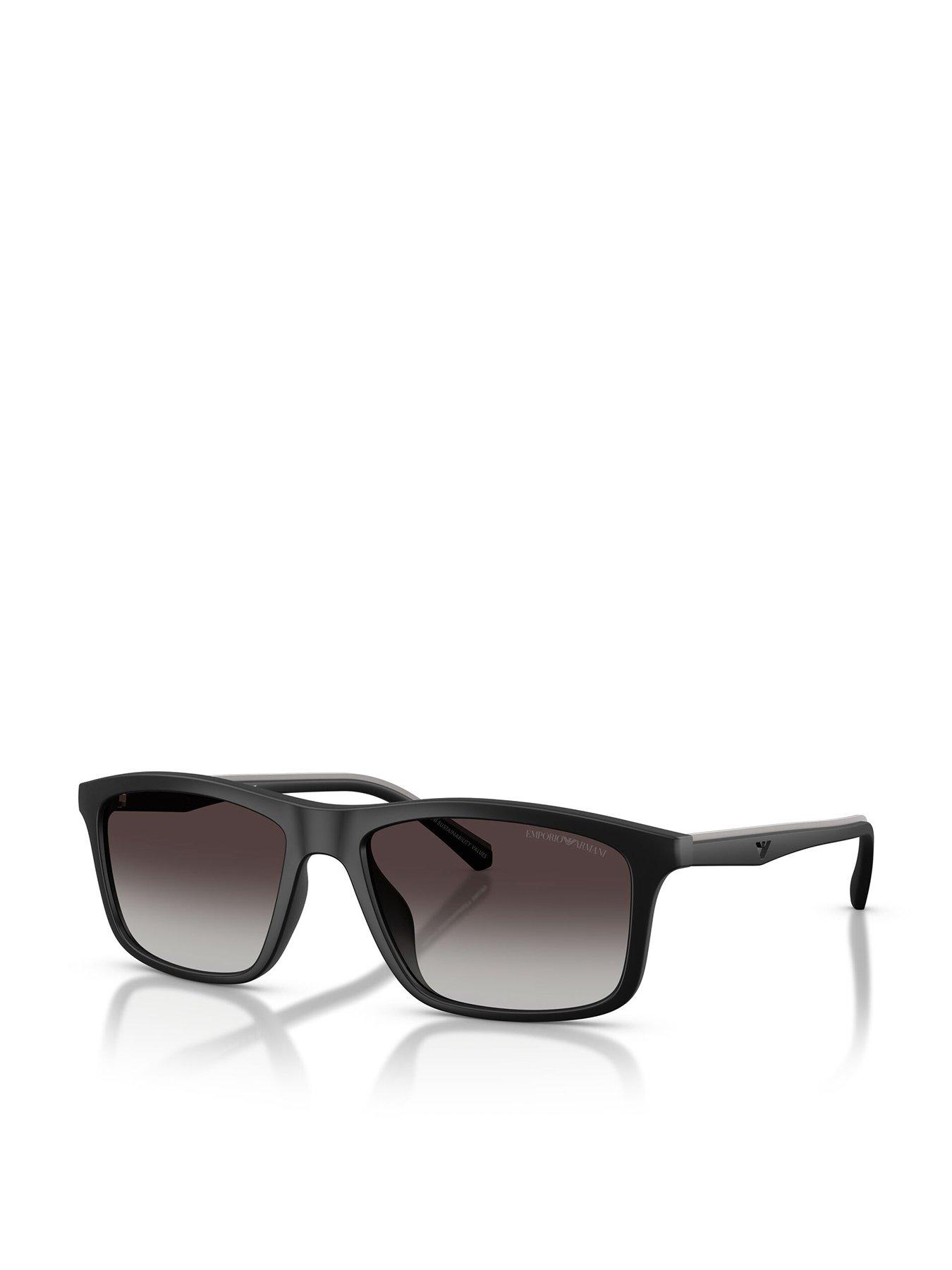 Emporio Armani Pillow Sunglasses - Black
