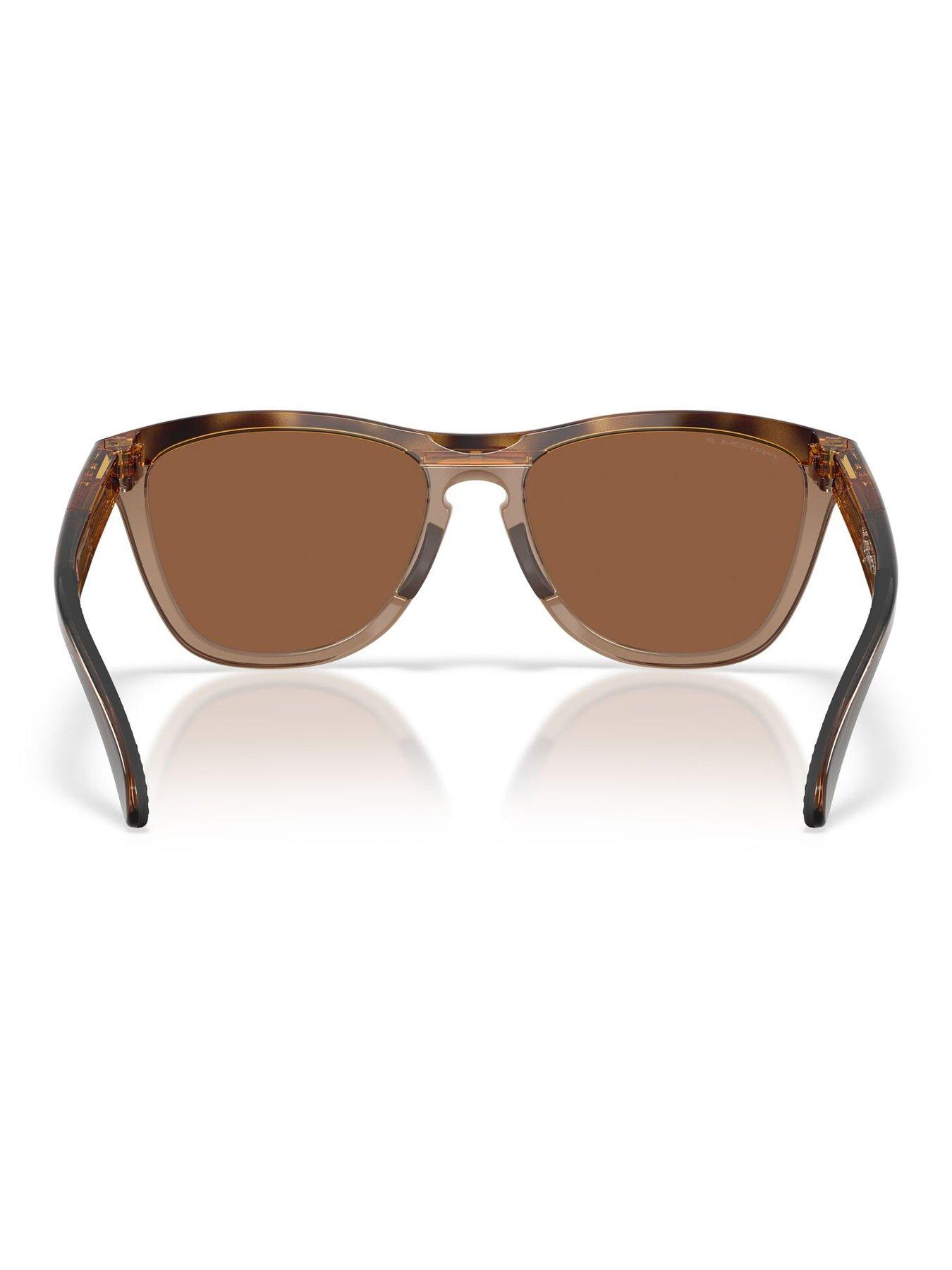 Image 3 of 5 of Oakley Frogskins Range Xl Round Sunglasses - Brown