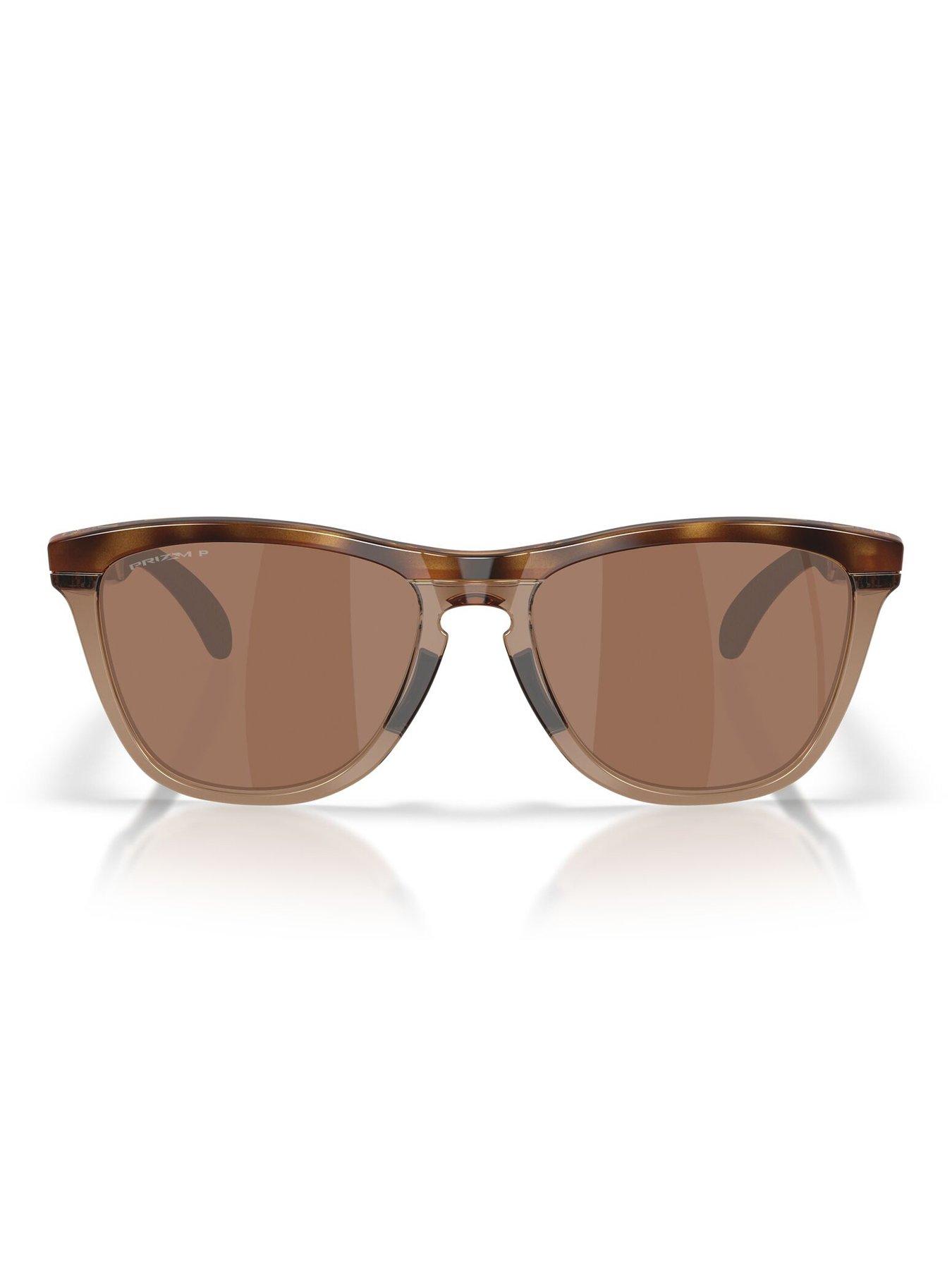 Image 4 of 5 of Oakley Frogskins Range Xl Round Sunglasses - Brown