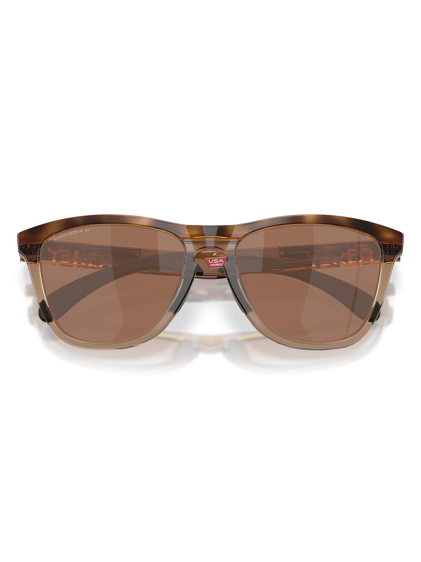 Image 5 of 5 of Oakley Frogskins Range Xl Round Sunglasses - Brown