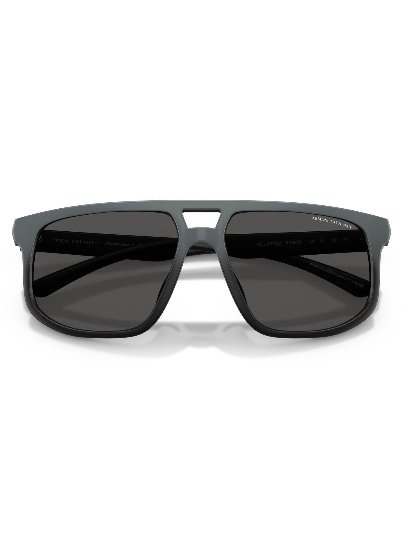 Image 4 of 5 of Armani Exchange 0Ax4161Su Pilot Sunglasses - Grey