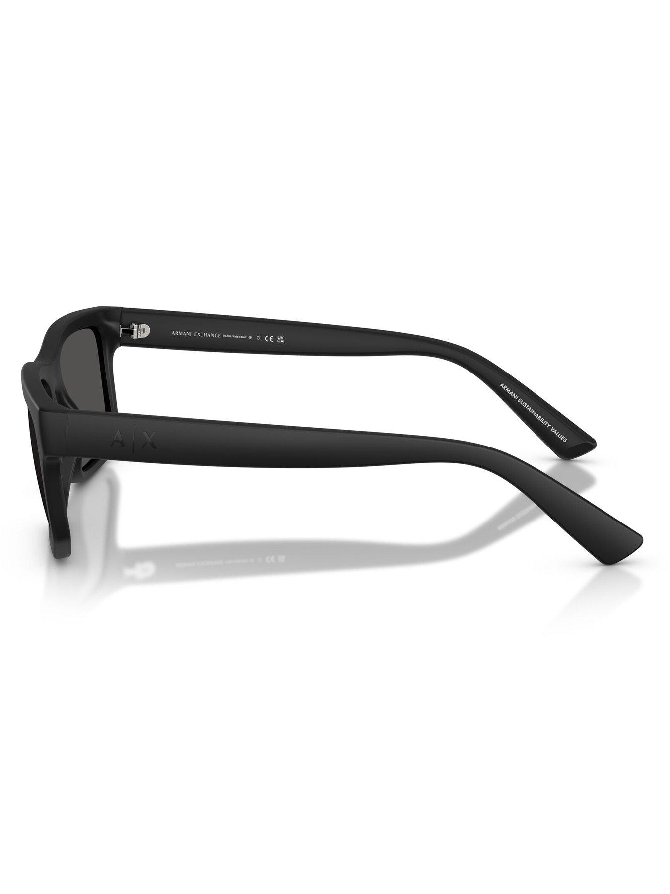 Image 2 of 5 of Armani Exchange 0Ax4165S Square Sunglasses - Black