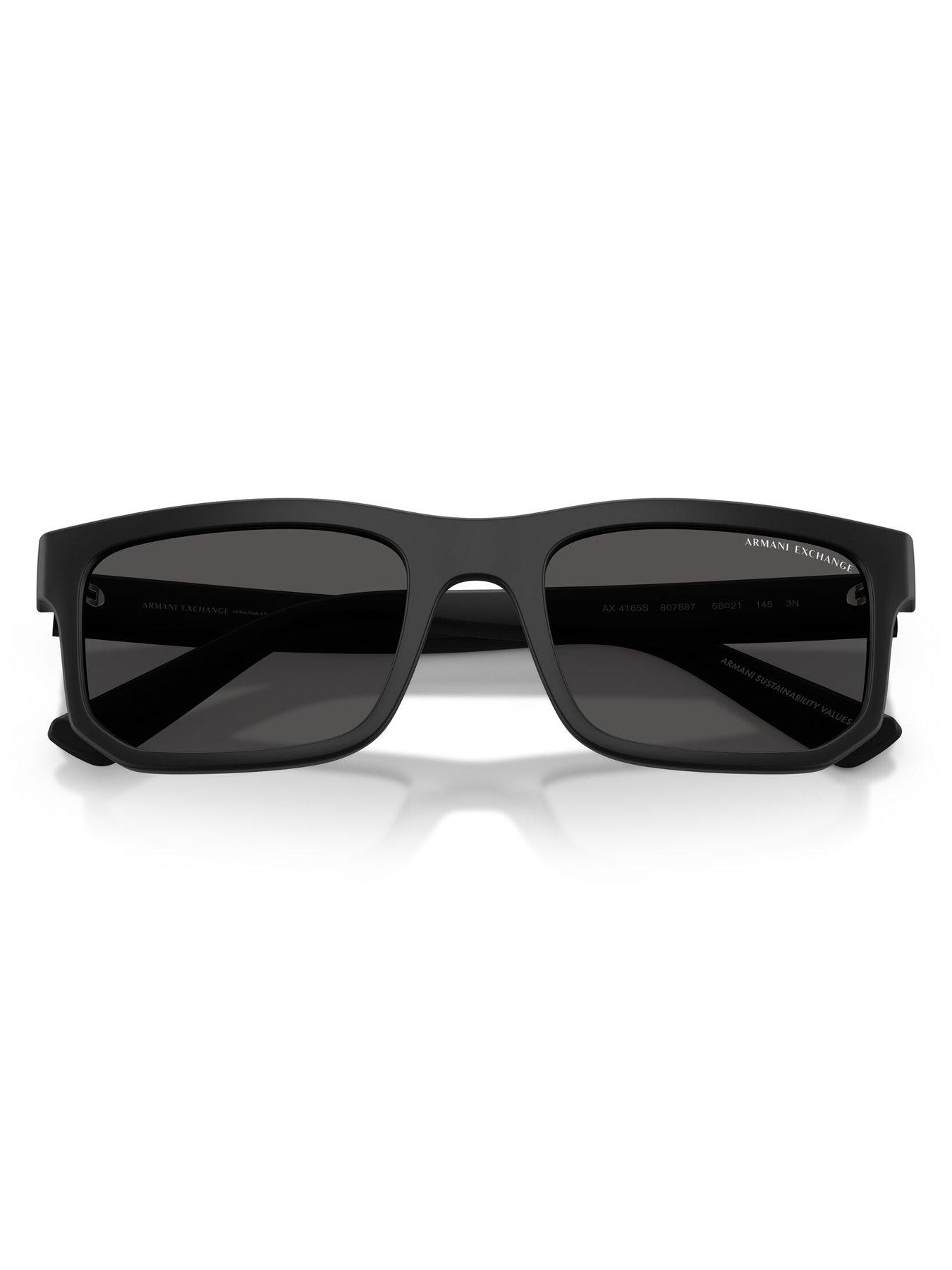 Image 5 of 5 of Armani Exchange 0Ax4165S Square Sunglasses - Black
