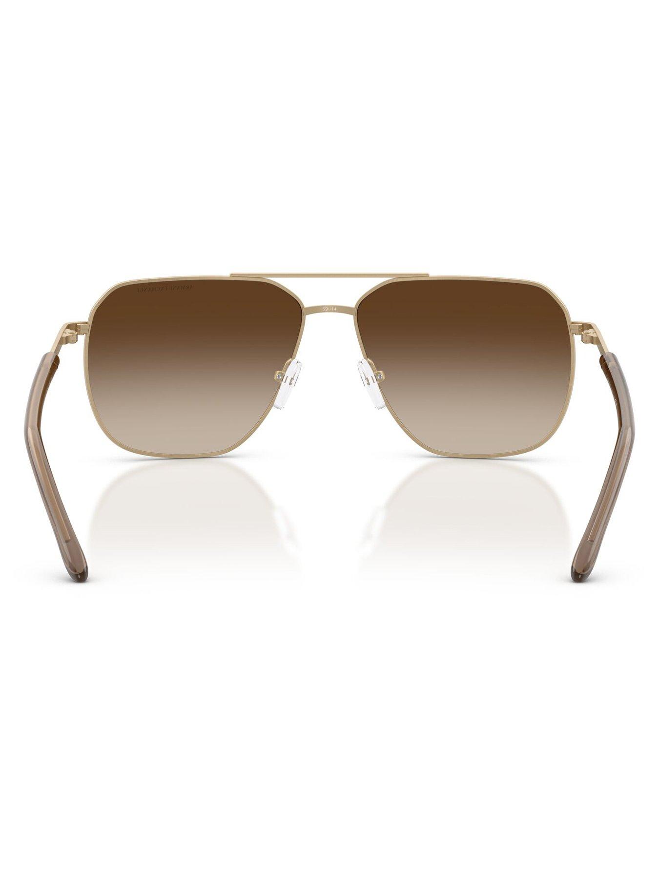 armani-exchange-0ax2057s-pilot-sunglasses-goldoutfit