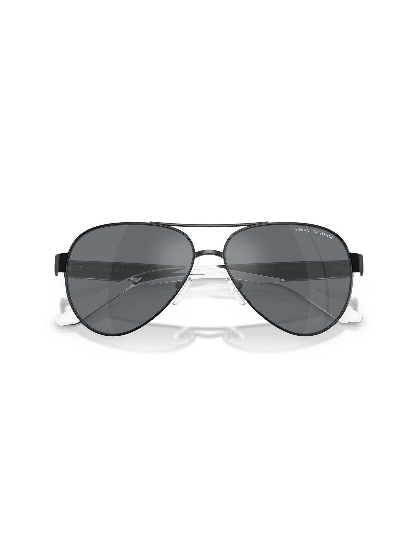 Image 4 of 5 of Armani Exchange 0Ax2034S Pilot Sunglasses - Black