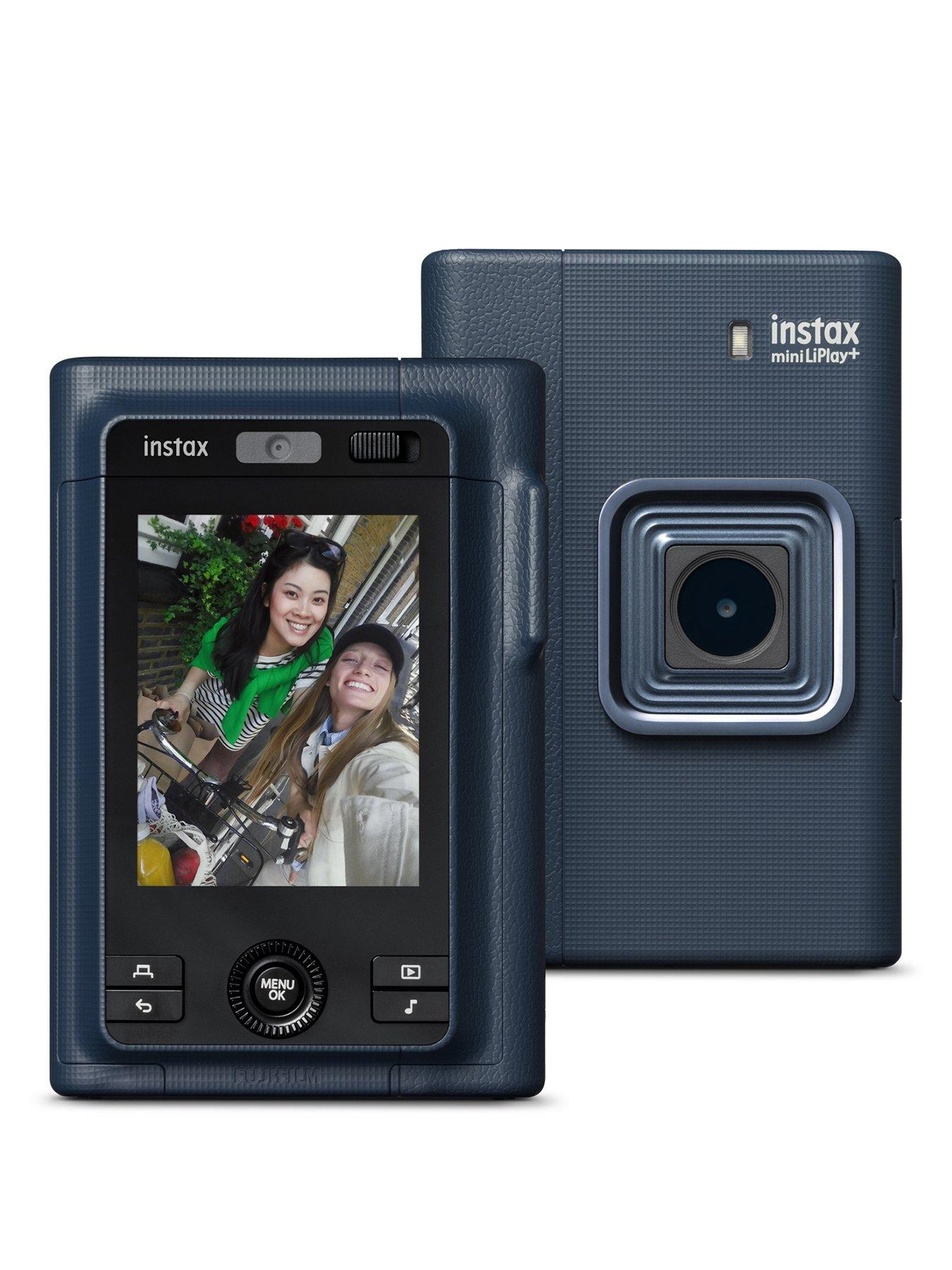 Image 1 of 3 of Fujifilm Instax Fujifilm Instax Mini LiPlay Plus Hybrid Instant Camera - Navy