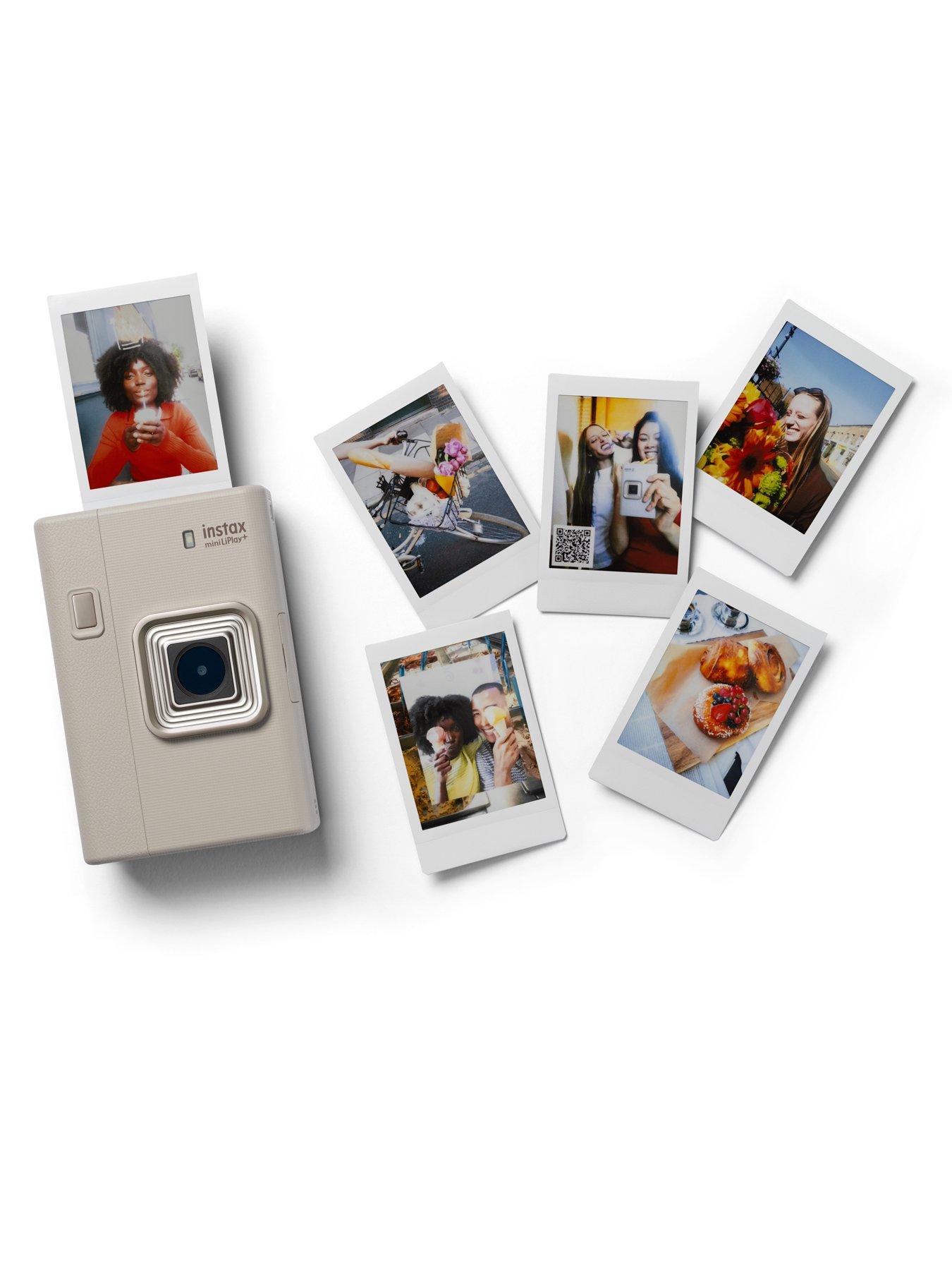 Image 3 of 6 of Fujifilm Instax Fujifilm Instax Mini LiPlay Plus Hybrid Instant Camera - Beige
