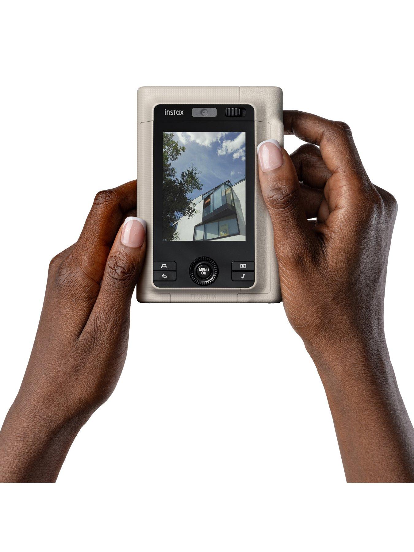 Image 4 of 6 of Fujifilm Instax Fujifilm Instax Mini LiPlay Plus Hybrid Instant Camera - Beige