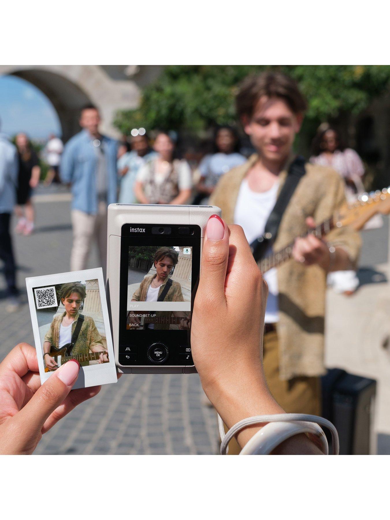 Image 6 of 6 of Fujifilm Instax Fujifilm Instax Mini LiPlay Plus Hybrid Instant Camera - Beige