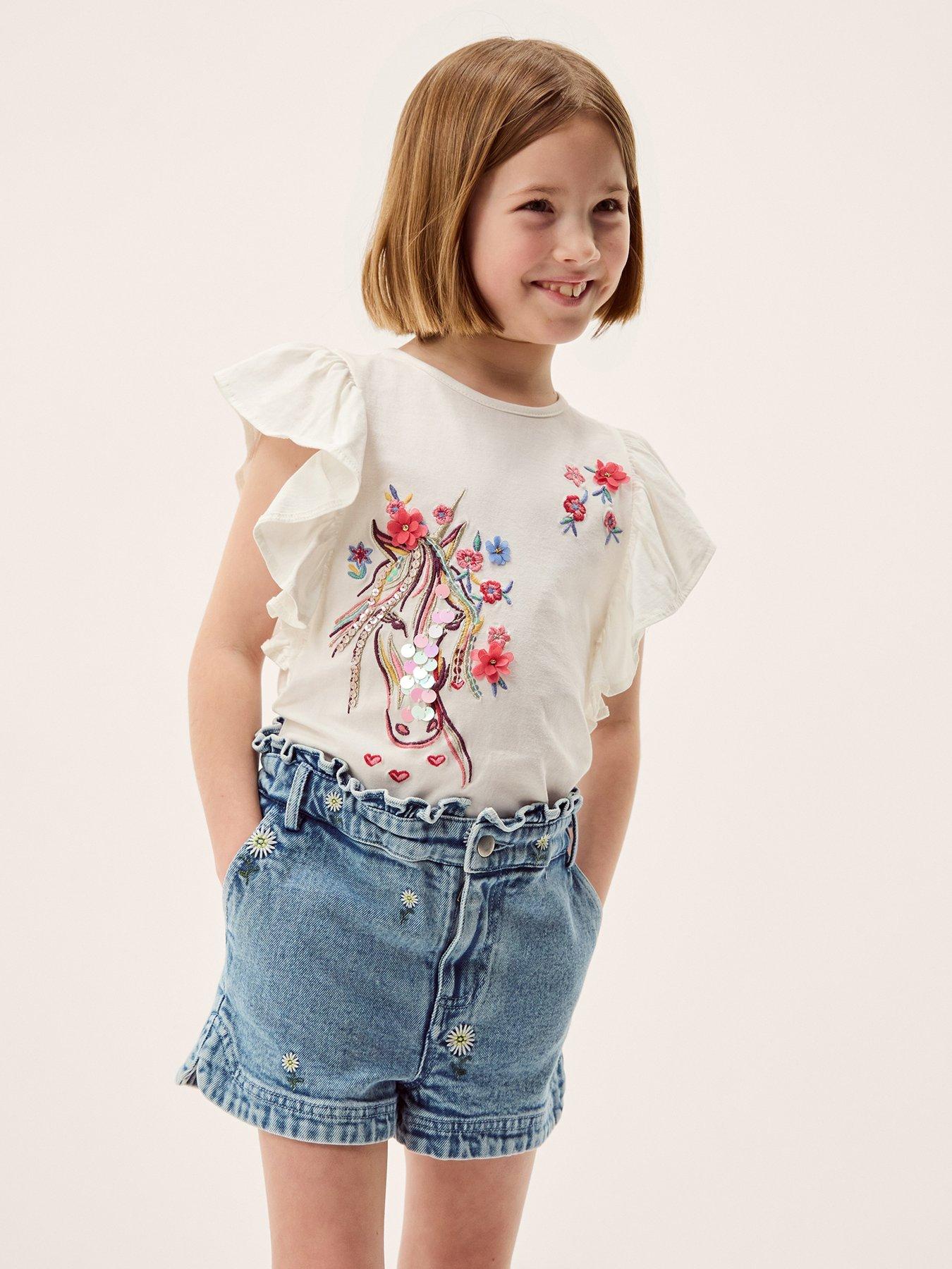 monsoon-girls-daisy-embroidered-denim-shorts-blue