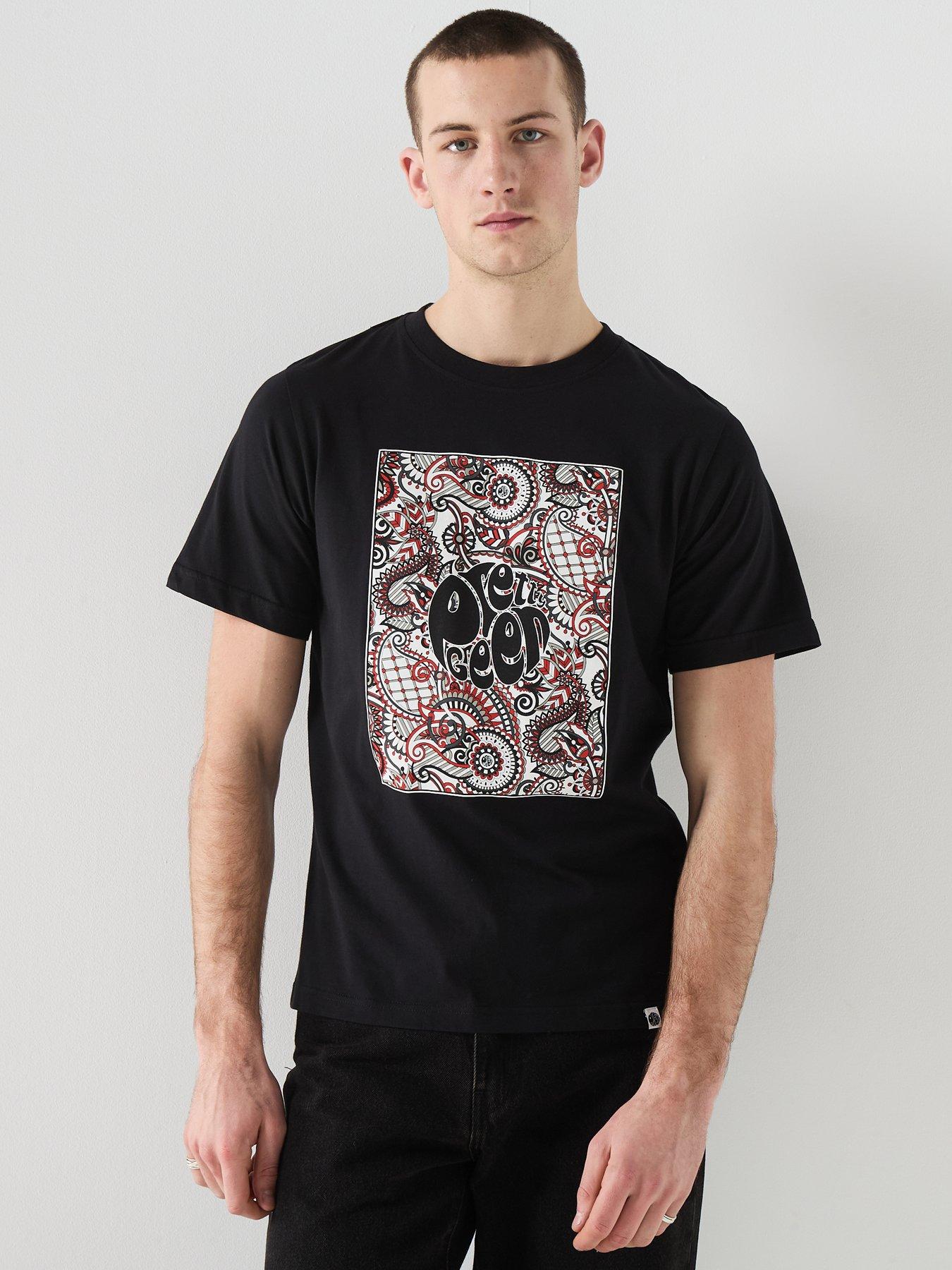 Pretty Green Pretty Green Resonance Box Graphic T-shirt - Black