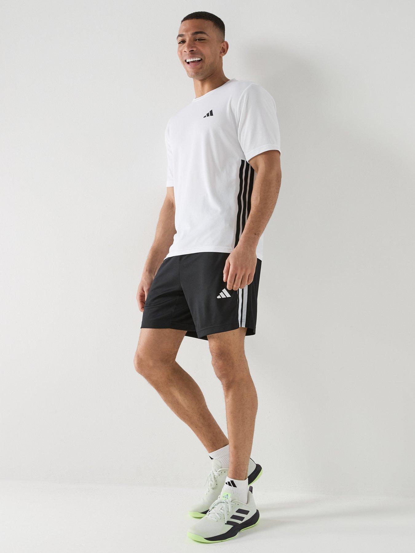 Image 6 of 6 of adidas Mens Training Workout Essentials Base T-Shirt - White