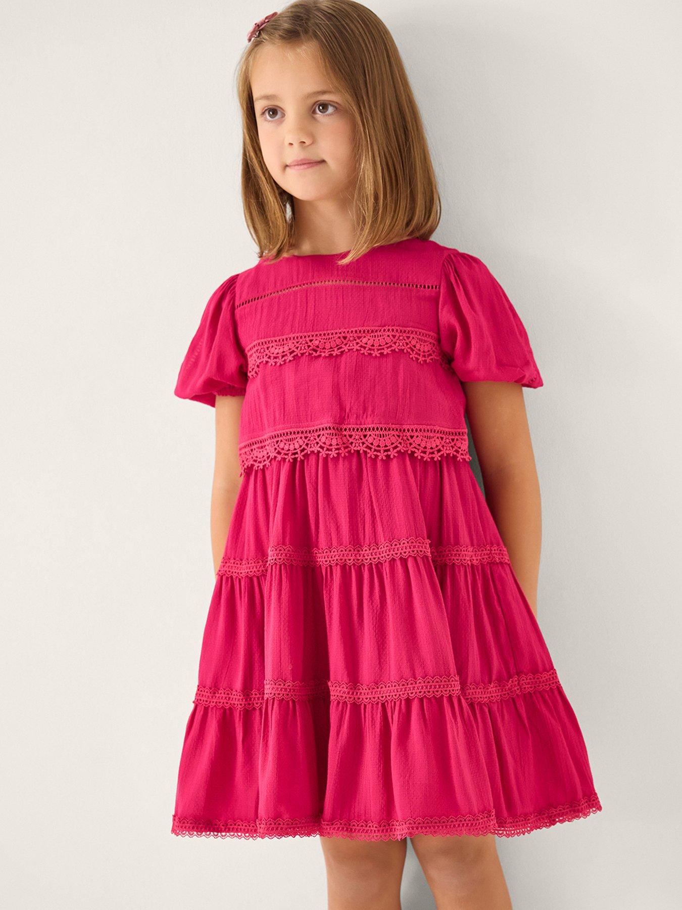 monsoon-girls-textured-tier-dobby-dress-pinkfront