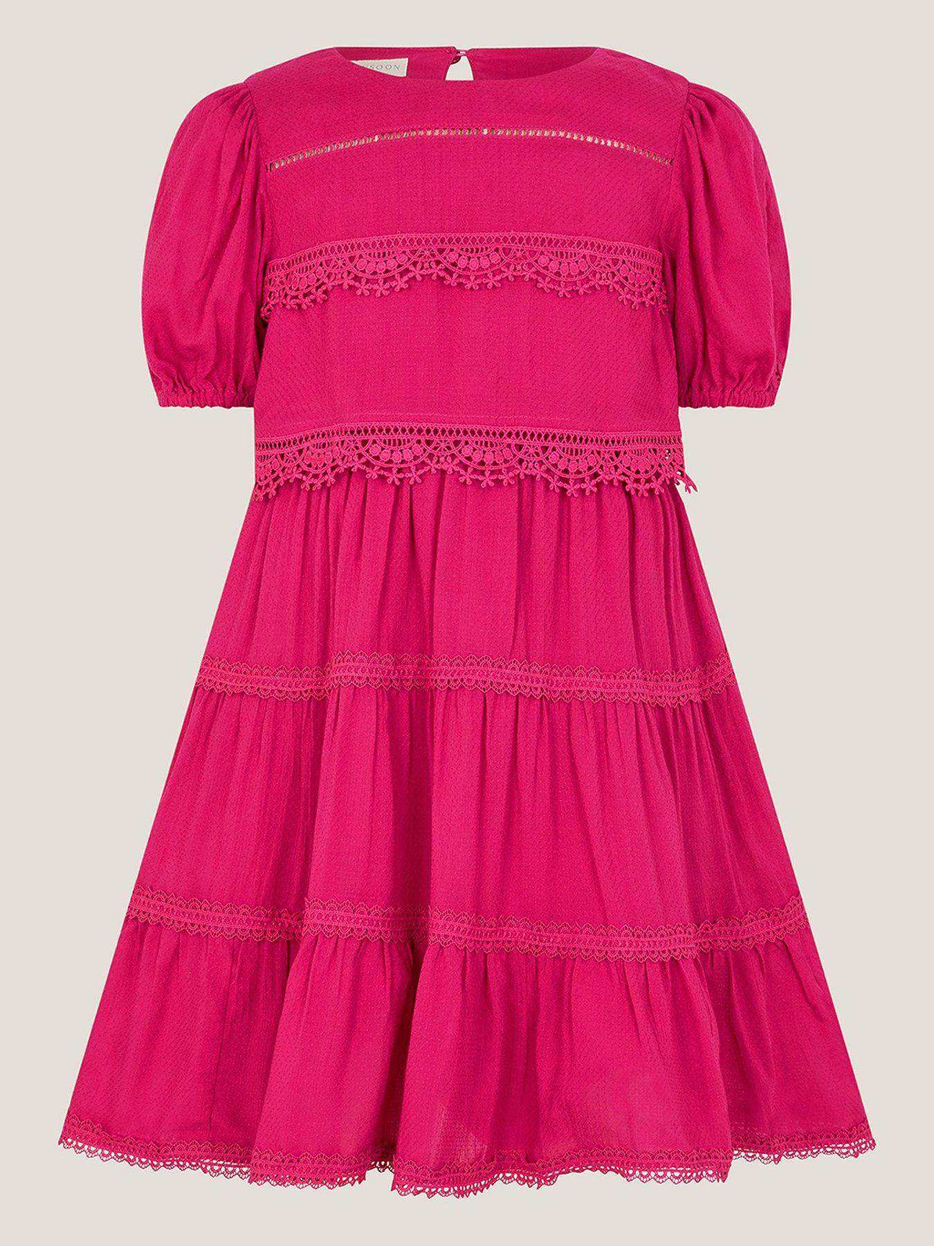 monsoon-girls-textured-tier-dobby-dress-pinkstillFront