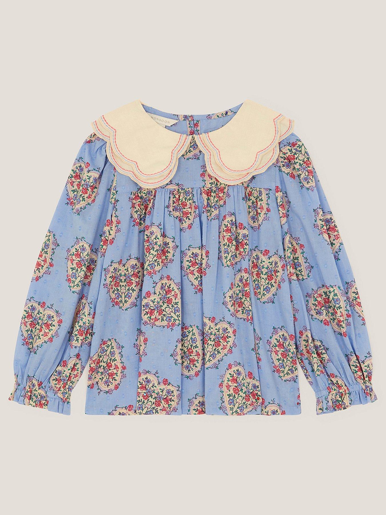 monsoon-girls-heart-print-swiss-dot-blouse-bluefront