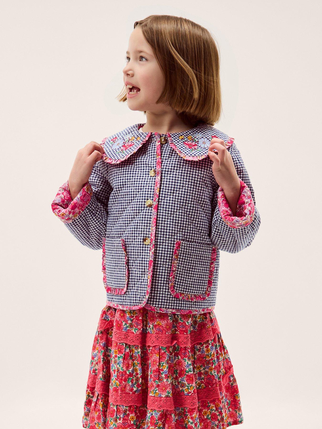 monsoon-girls-treasure-trove-gingham-jacket-navyfront