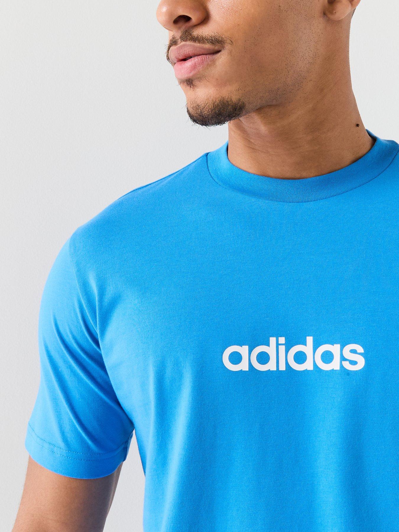 adidas-sportswear-mens-essentials-linear-single-jersey-tee-blueoutfit