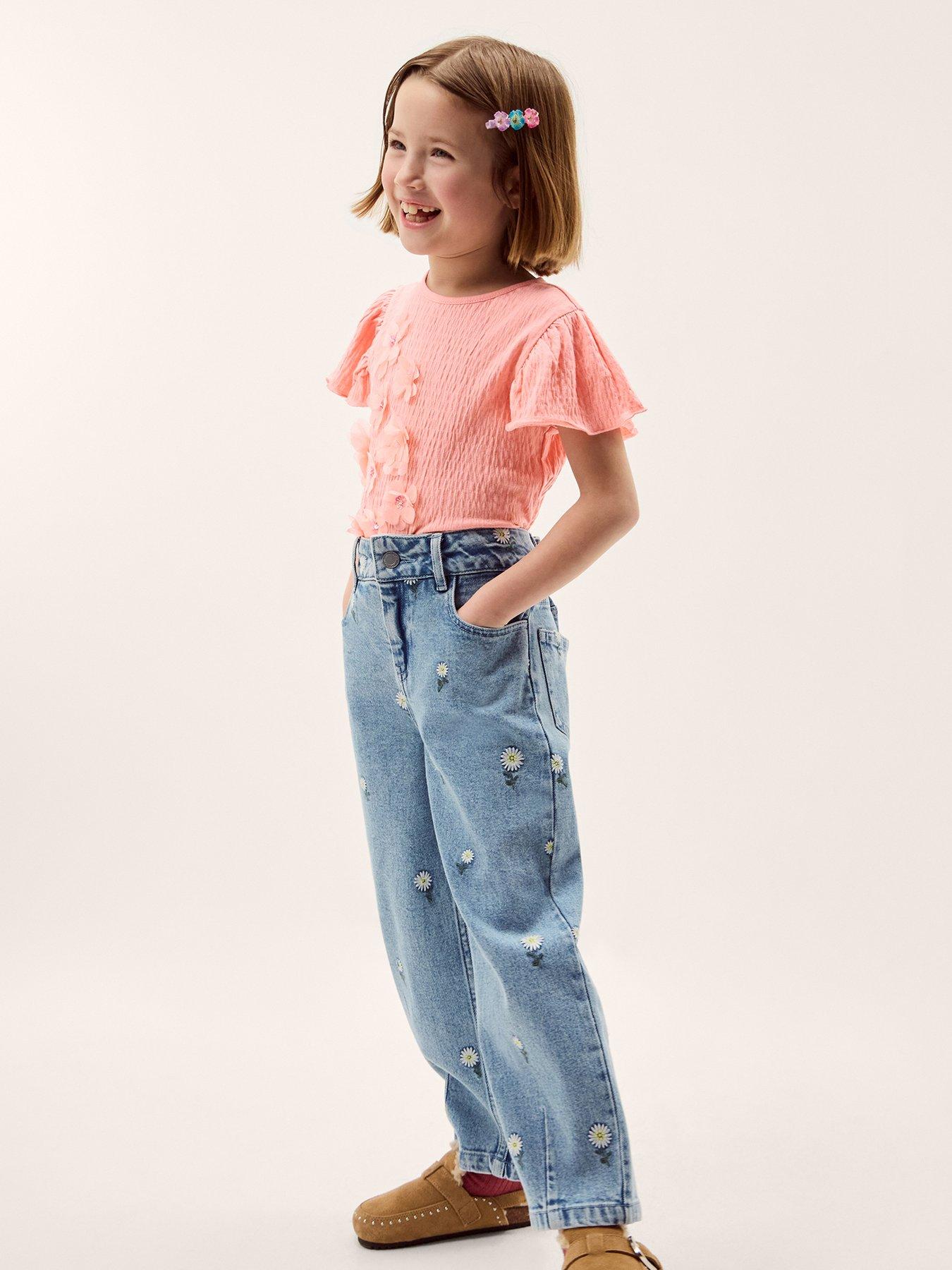 monsoon-girls-daisy-embroidered-barrel-denim-jeans-bluefront