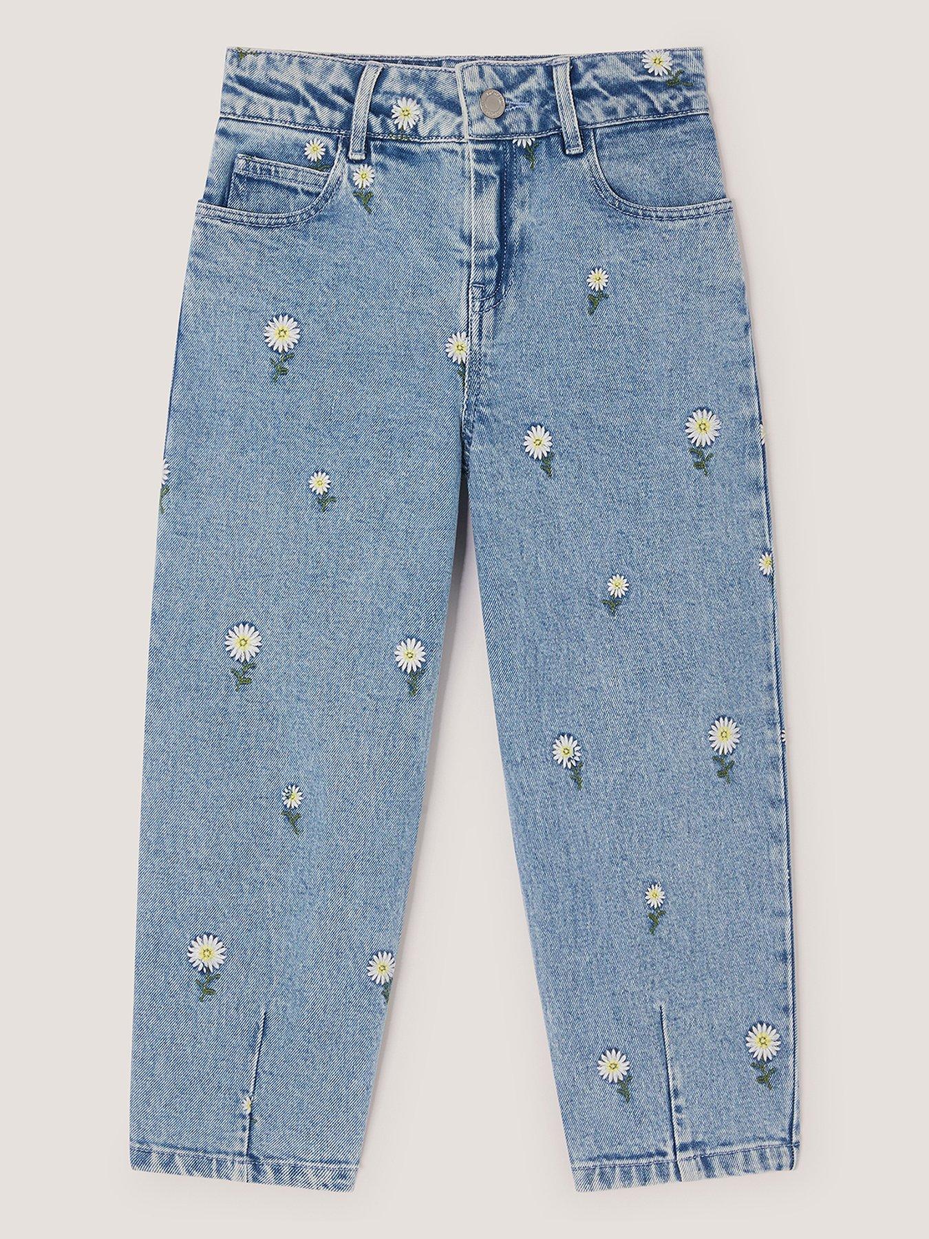 monsoon-girls-daisy-embroidered-barrel-denim-jeans-bluestillFront
