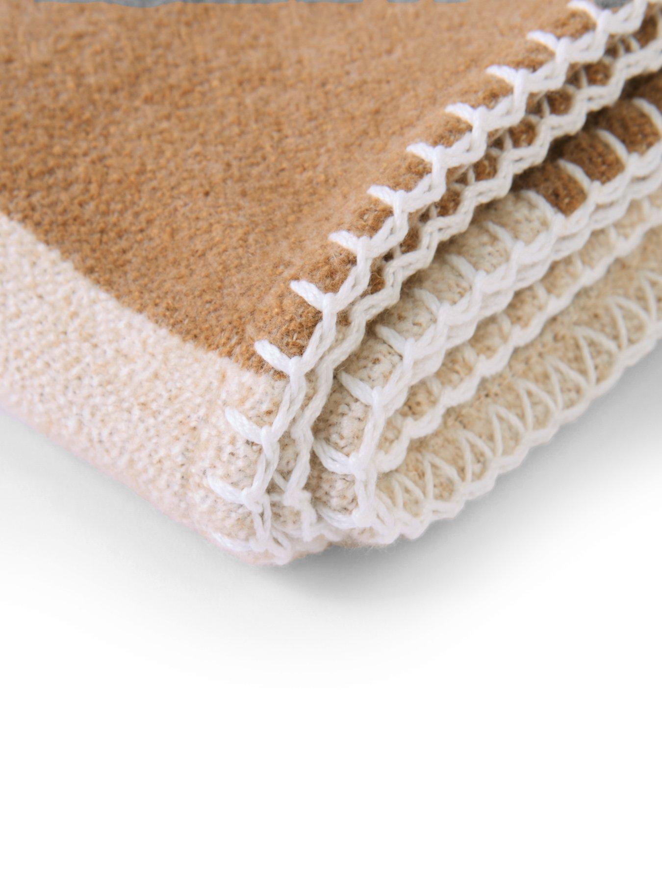 Image 4 of 6 of The Very Collection Checkerboard Knitted Throw