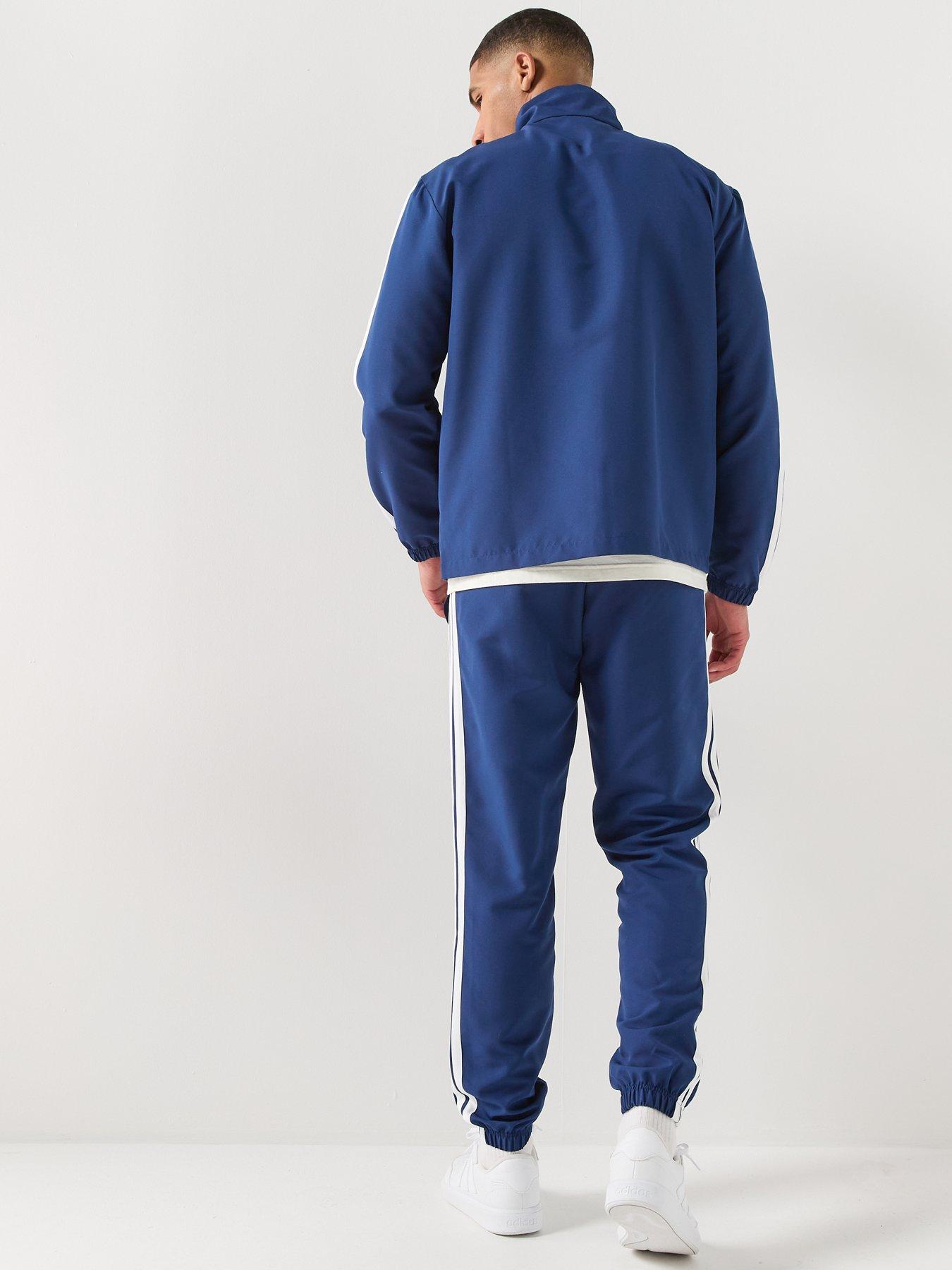 Image 2 of 6 of adidas Sportswear Men's 3 Stripes Tracksuits - Blue