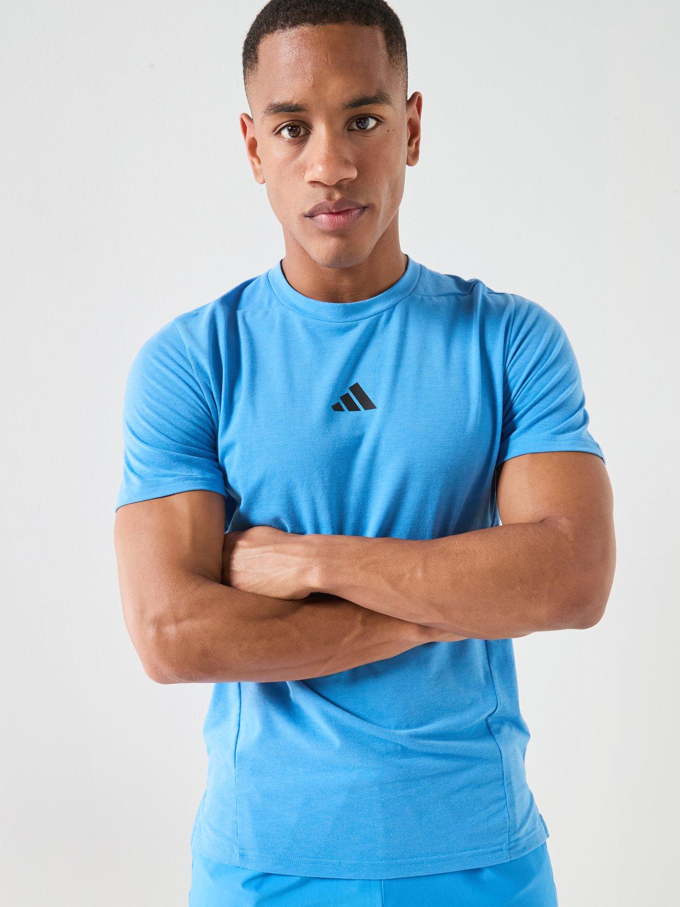 Image 4 of 6 of adidas Mens Training D4t T-shirt - Blue