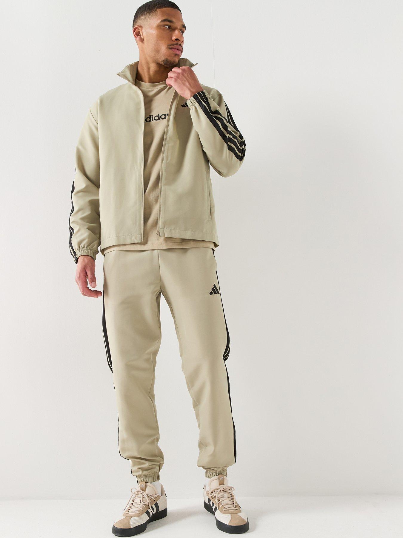 adidas Sportswear Men's 3 Stripes Woven Tracksuit - Wonder Cargo