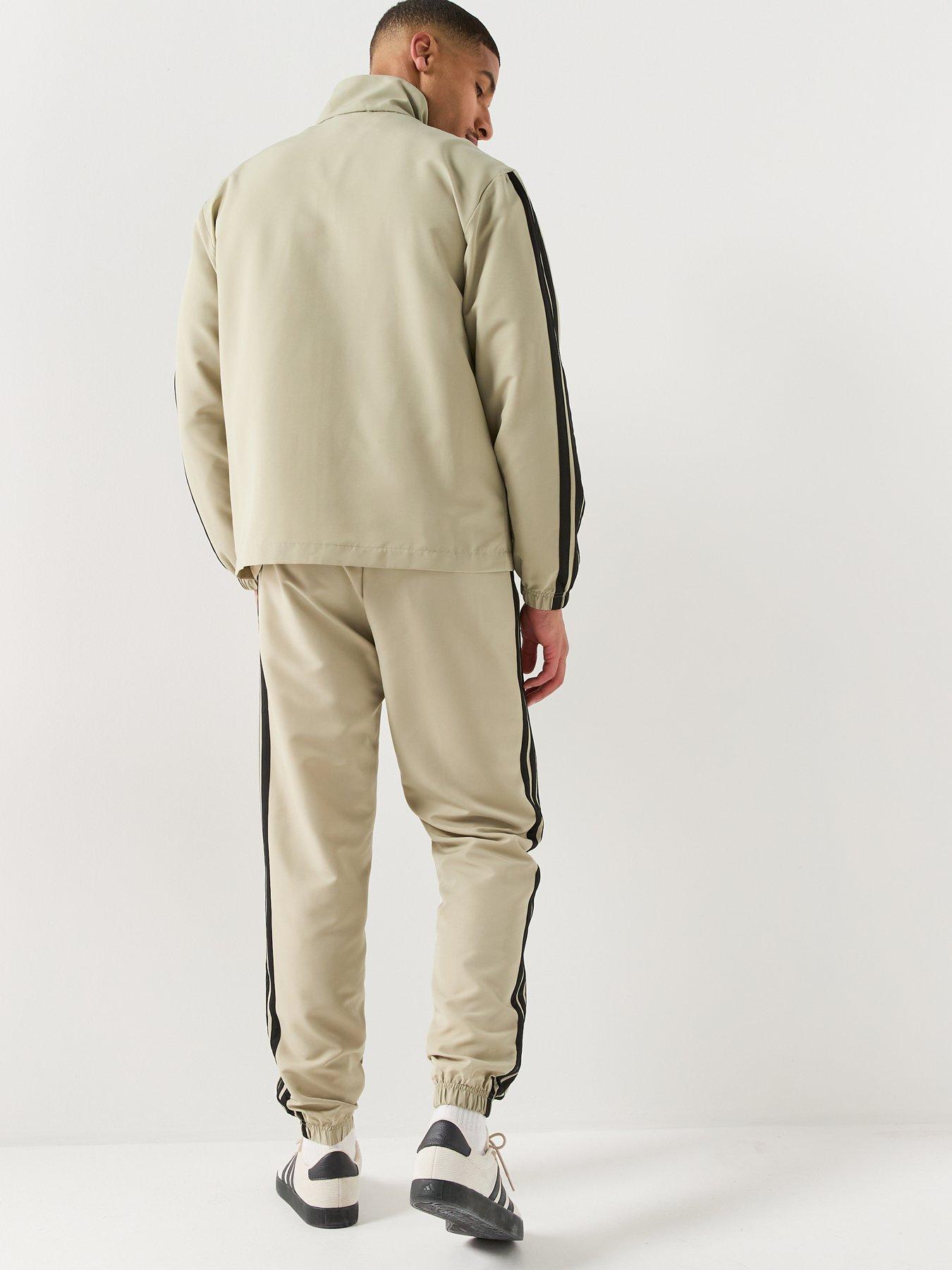 Image 2 of 6 of adidas Sportswear Men's 3 Stripes Woven Tracksuit - Wonder Cargo