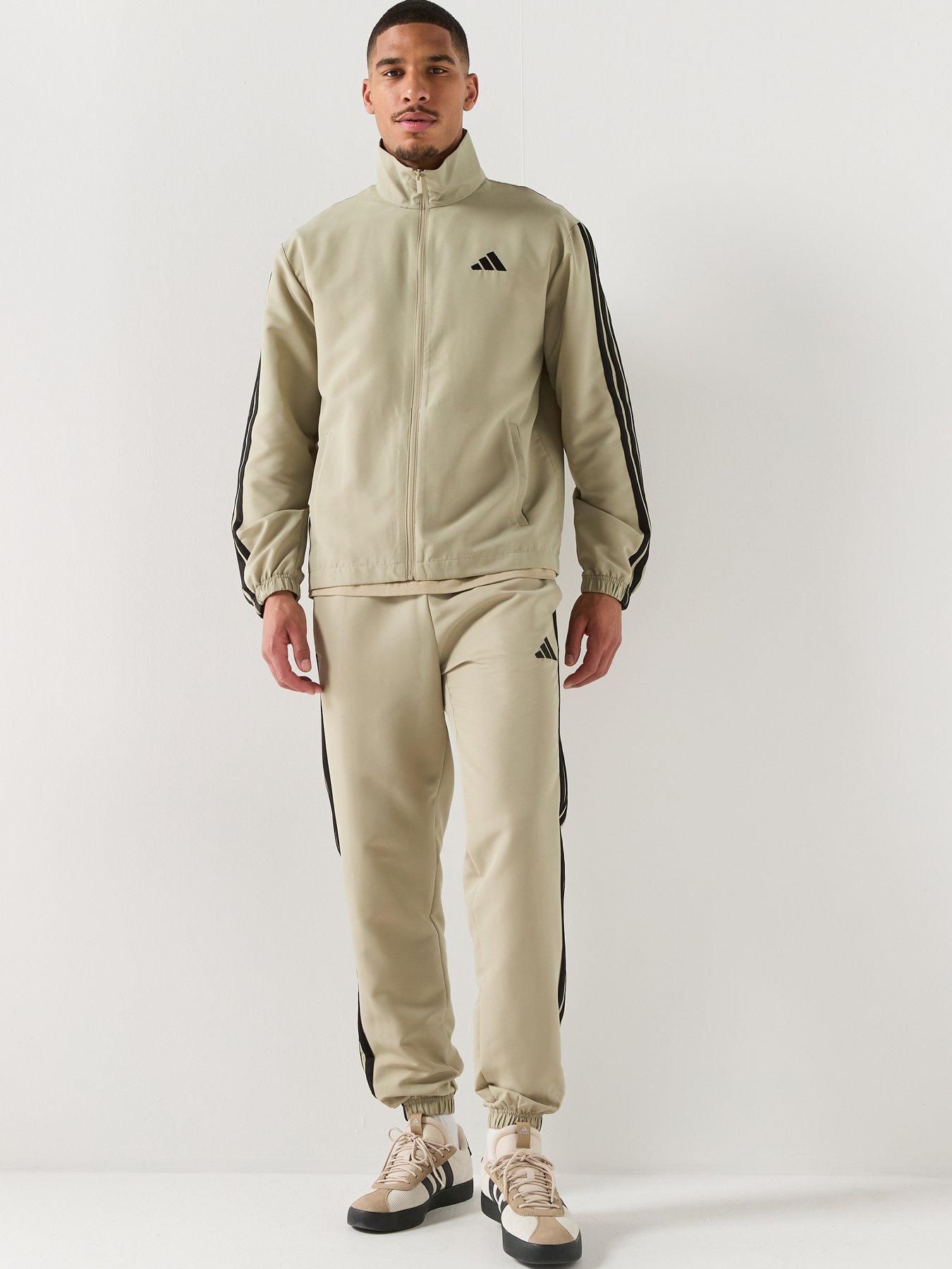 Image 6 of 6 of adidas Sportswear Men's 3 Stripes Woven Tracksuit - Wonder Cargo