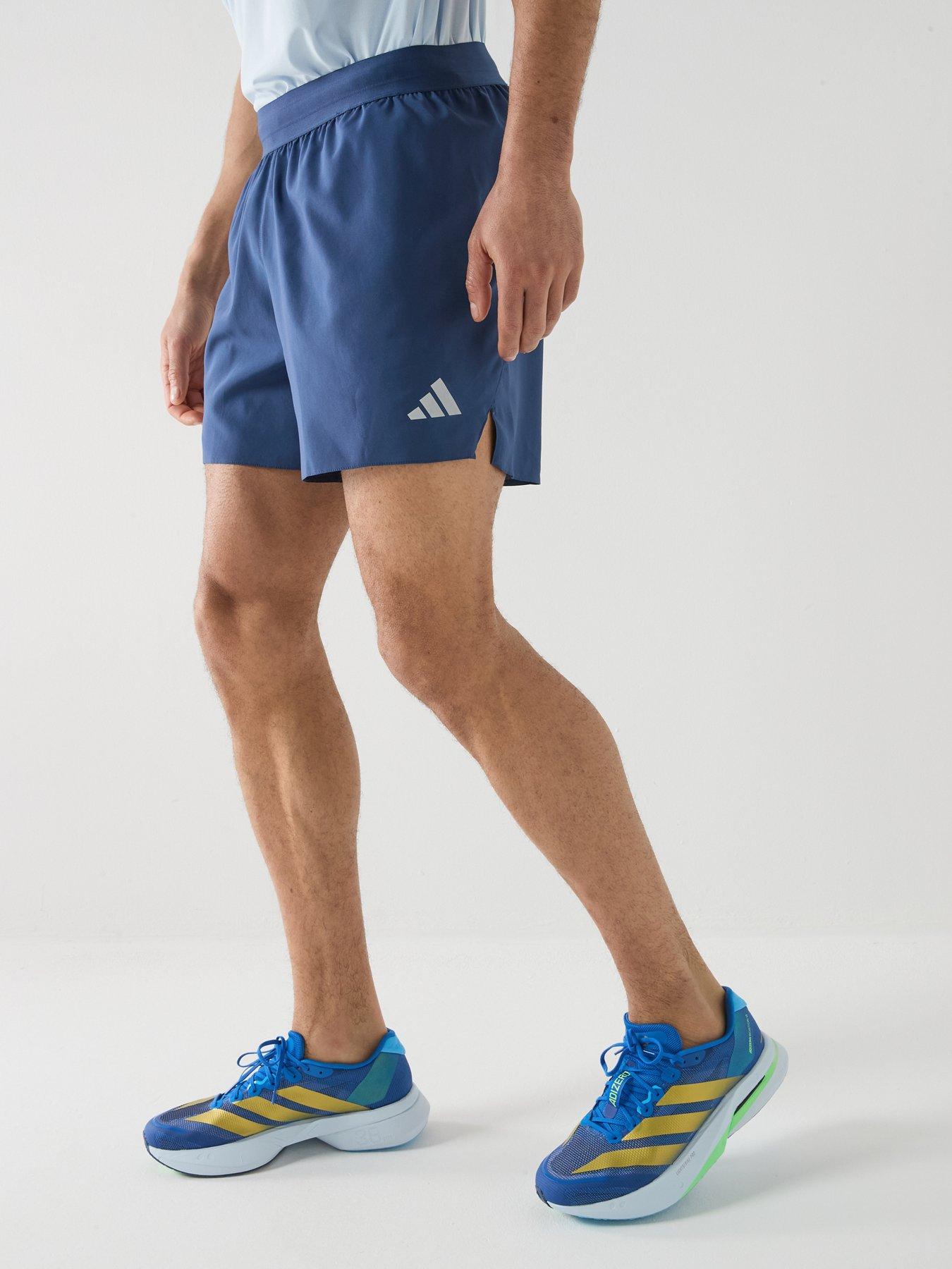 Image 5 of 6 of adidas Mens Running Adi365 Essentials 7 Inch Shorts - Navy