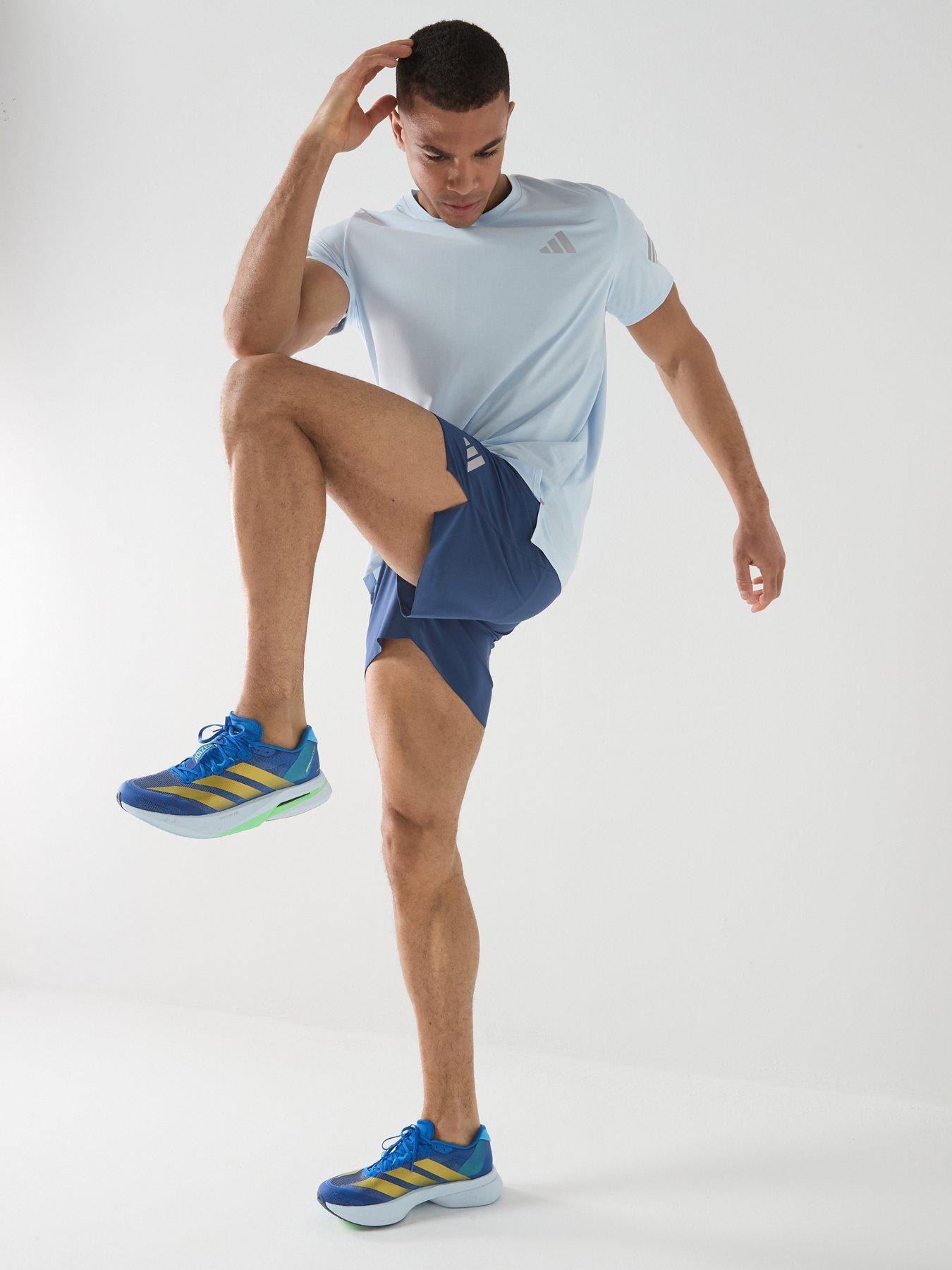 Image 6 of 6 of adidas Mens Running Adi365 Essentials 7 Inch Shorts - Navy