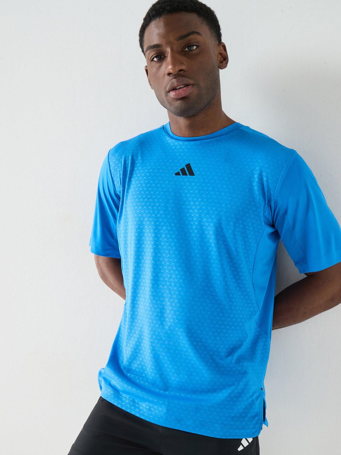 Image 1 of 5 of adidas Mens Training Power T-Shirt - Blue