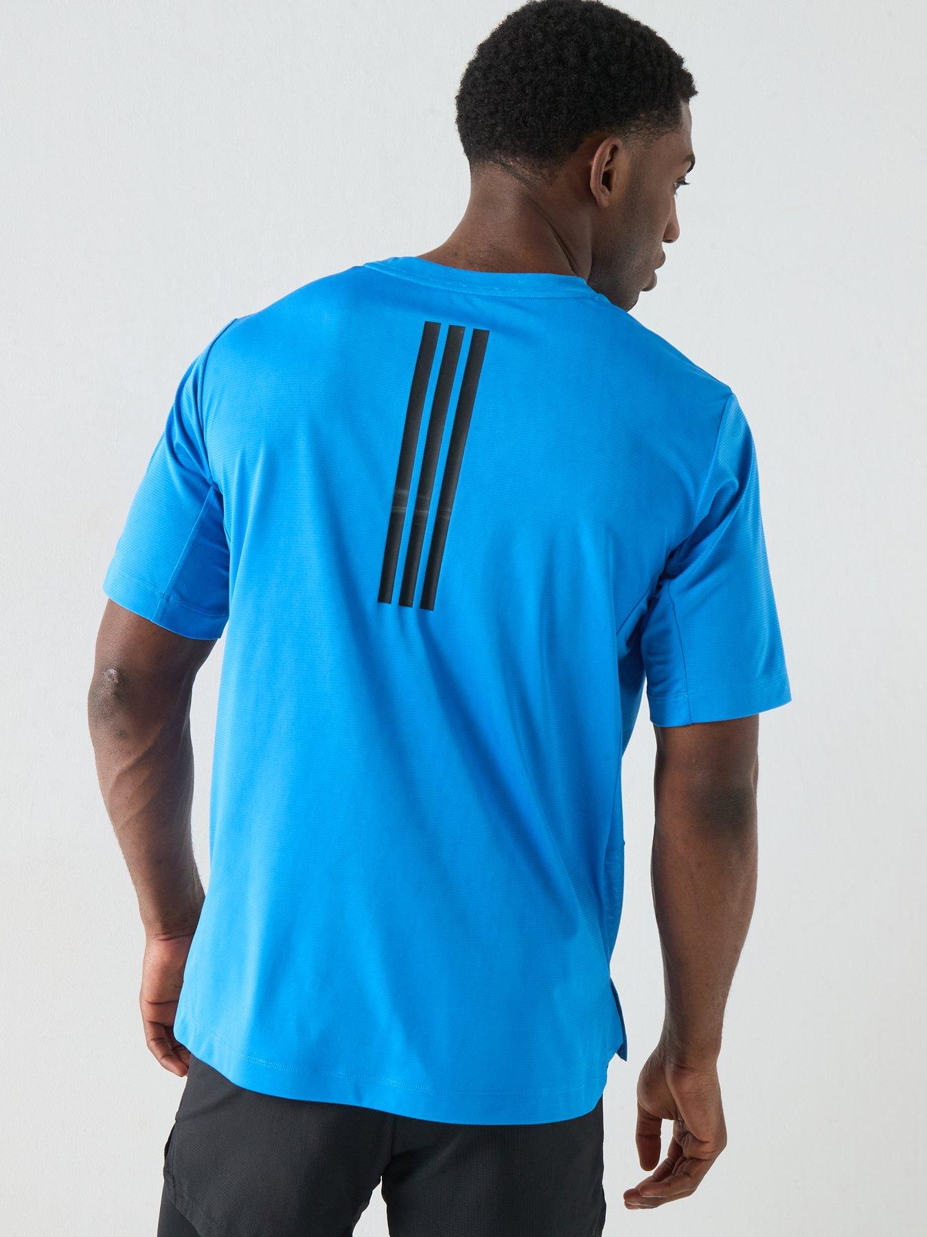 Image 2 of 5 of adidas Mens Training Power T-Shirt - Blue