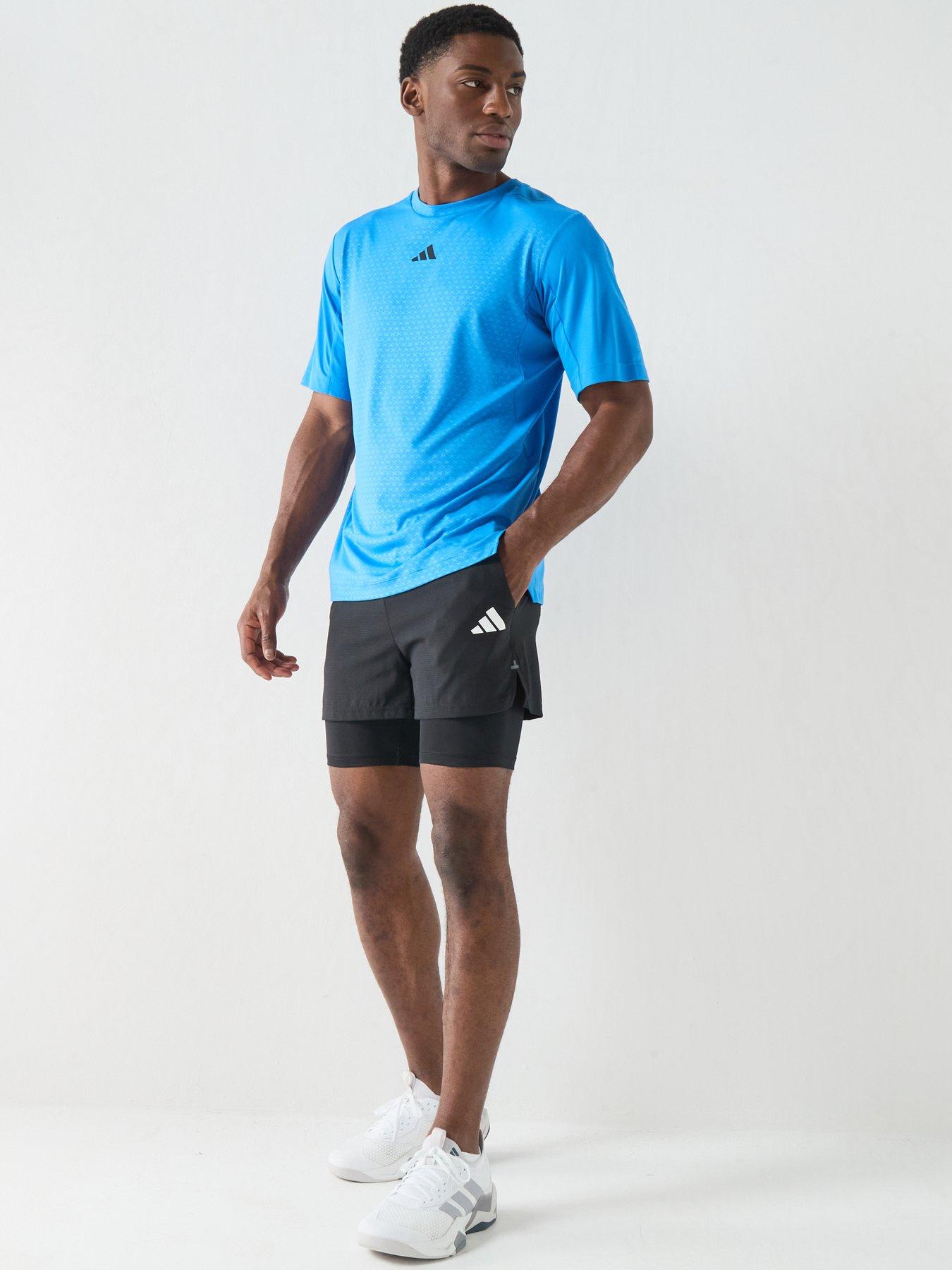 Image 3 of 5 of adidas Mens Training Power T-Shirt - Blue