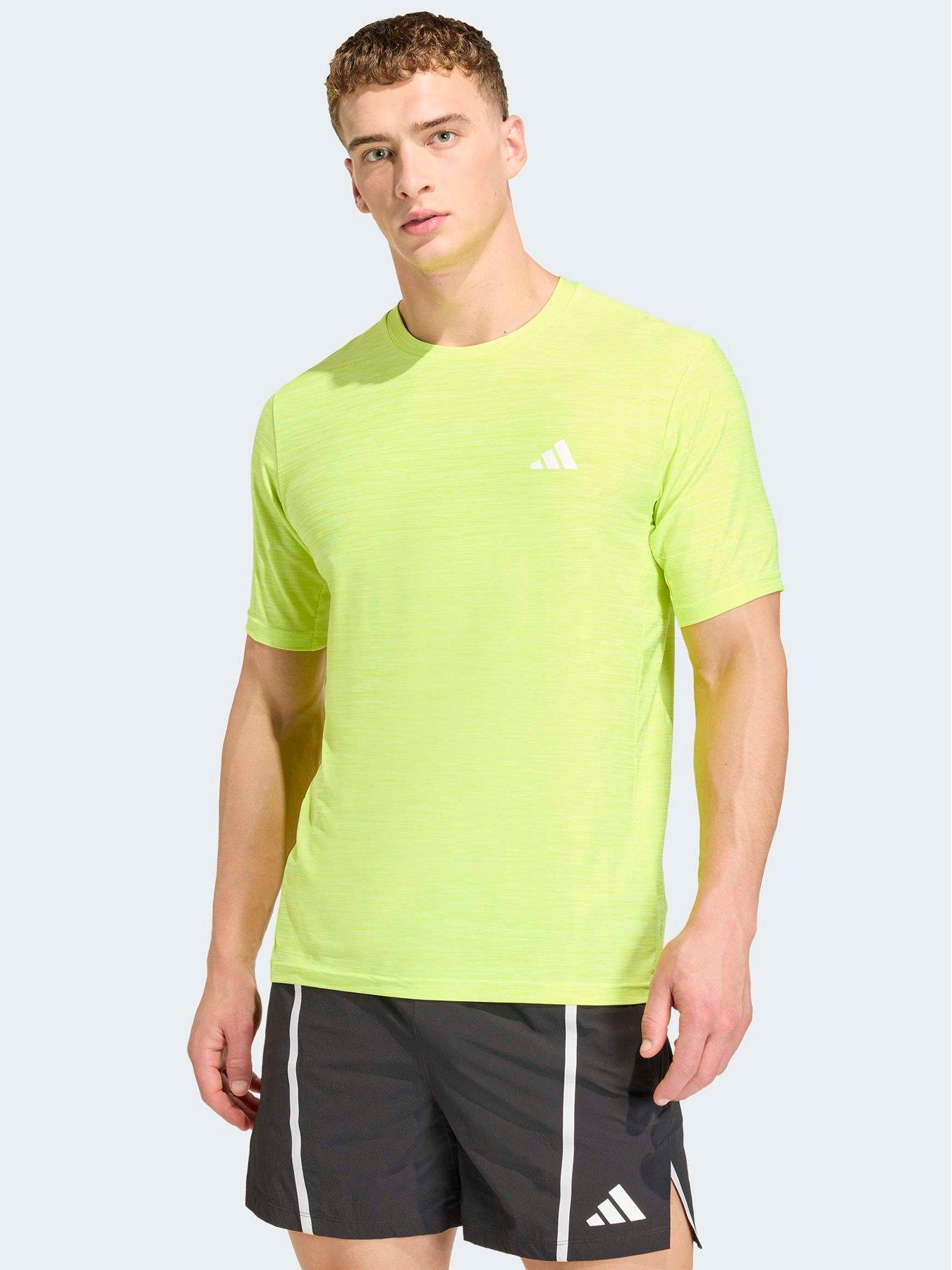 adidas Mens Training Flex T-Shirt - Yellow