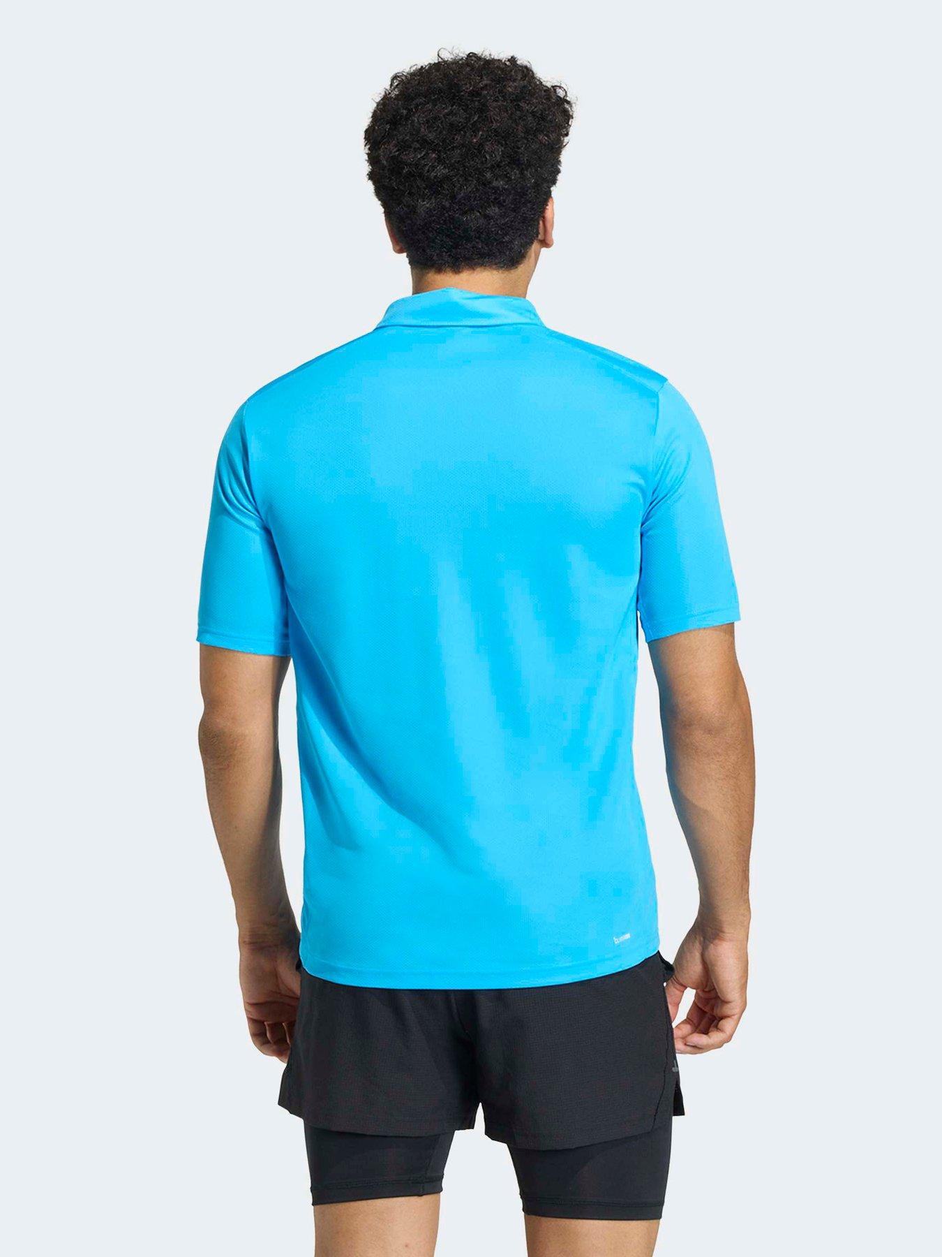 Image 2 of 5 of adidas Mens Training Polo - Blue