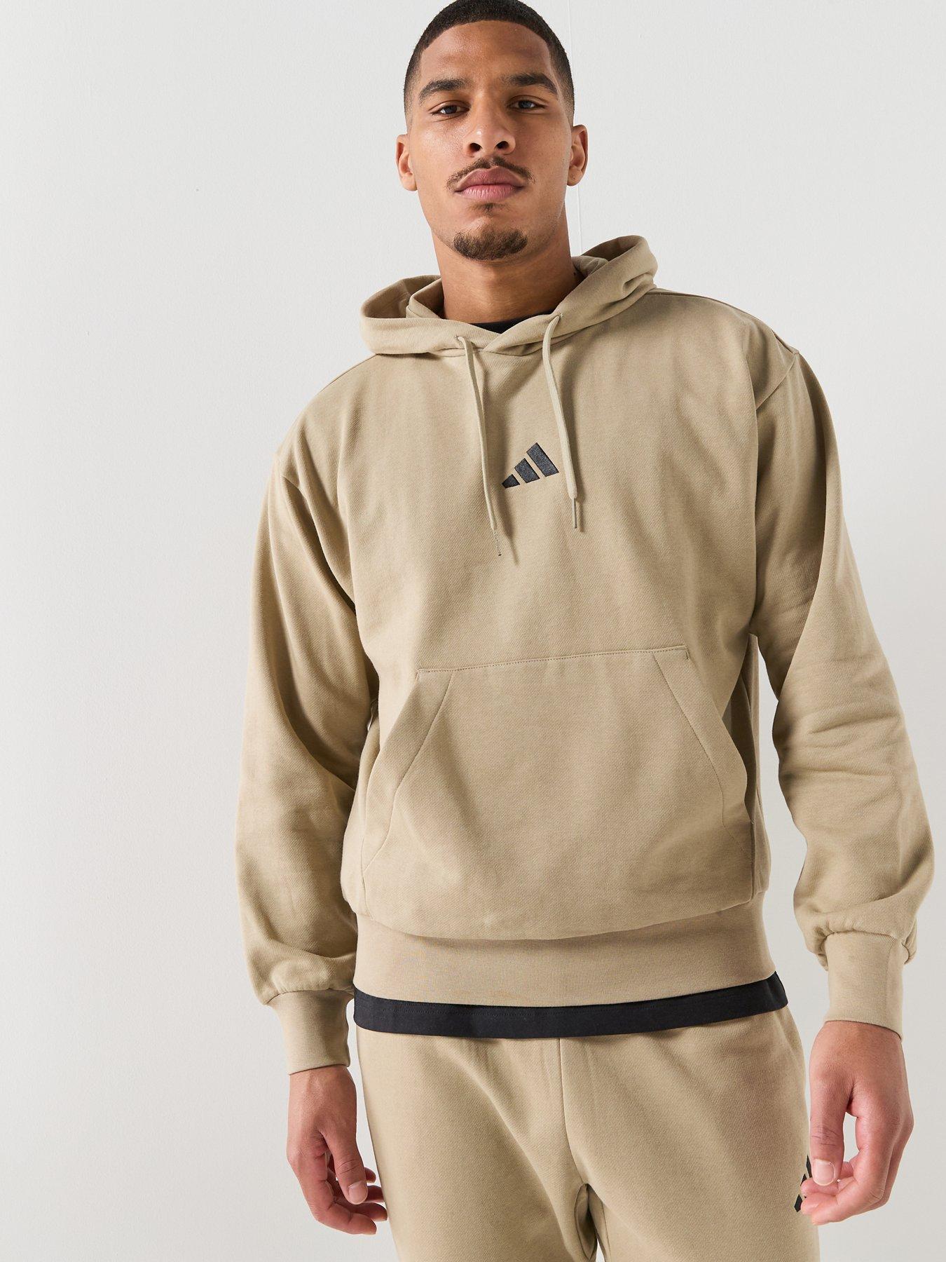 adidas Sportswear Men's Essentials Feelcozy Fleece Hoodie - Wonder Cargo