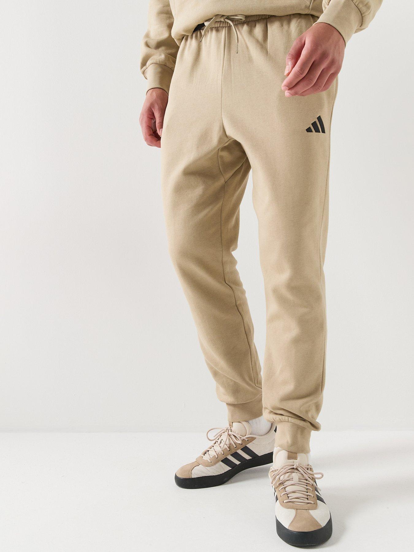 adidas Sportswear Men's Essentials Feelcozy Fleece Pants - Brown