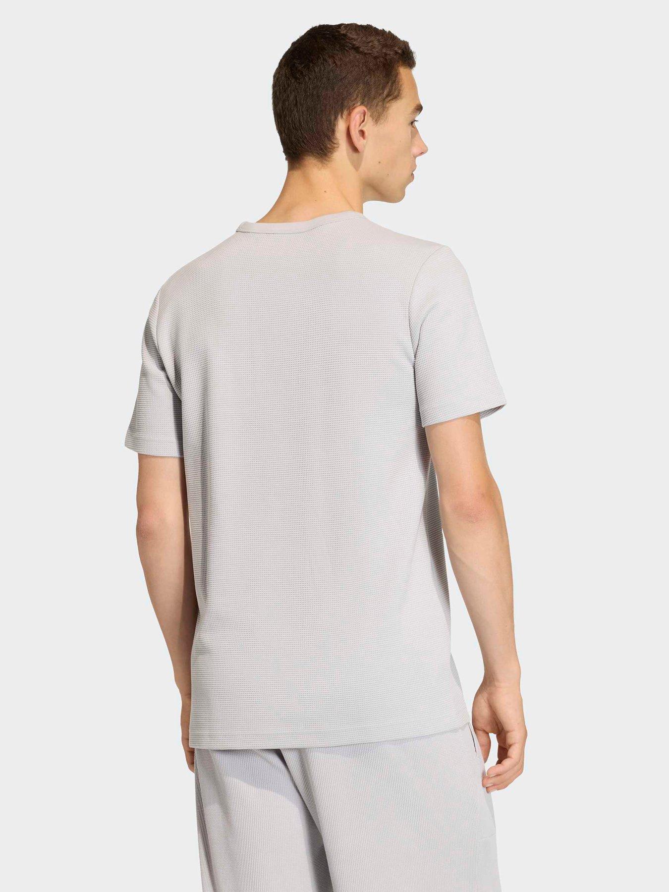 Image 2 of 6 of adidas Originals Men's Waffle T-Shirt - Grey