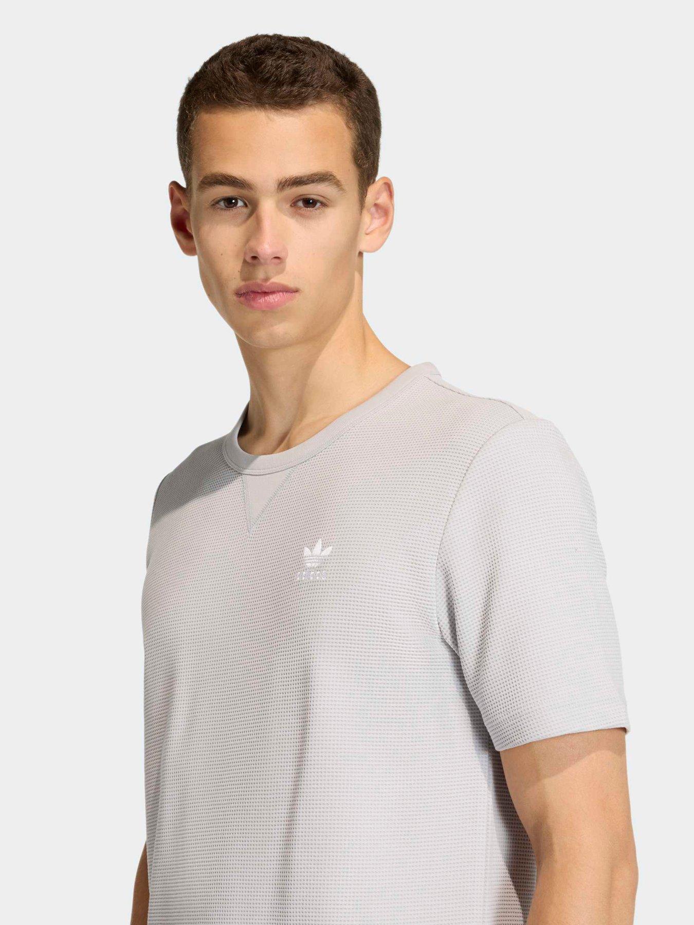 Image 4 of 6 of adidas Originals Men's Waffle T-Shirt - Grey