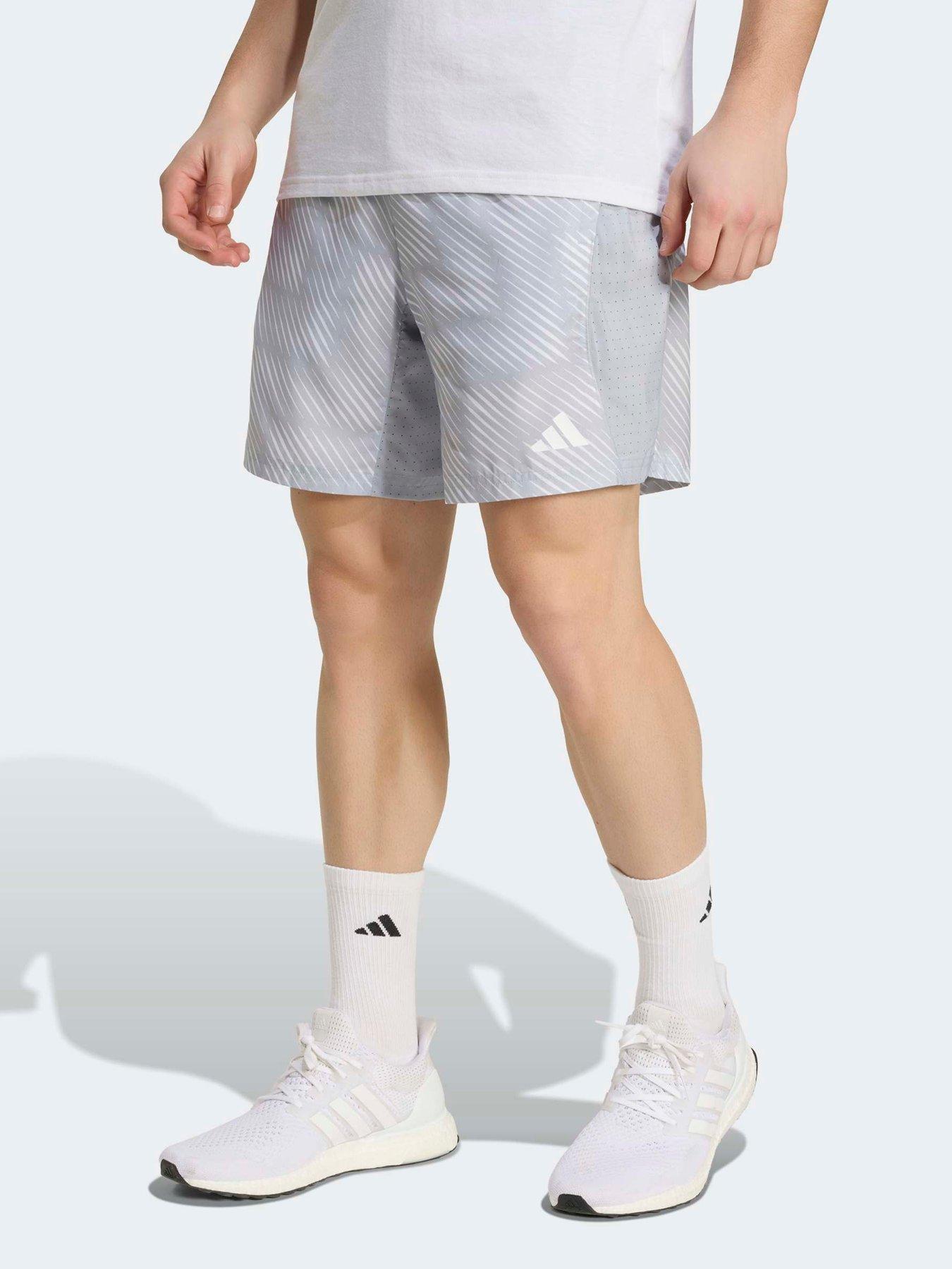 Image 1 of 5 of adidas Mens Training Tech Short - Silver