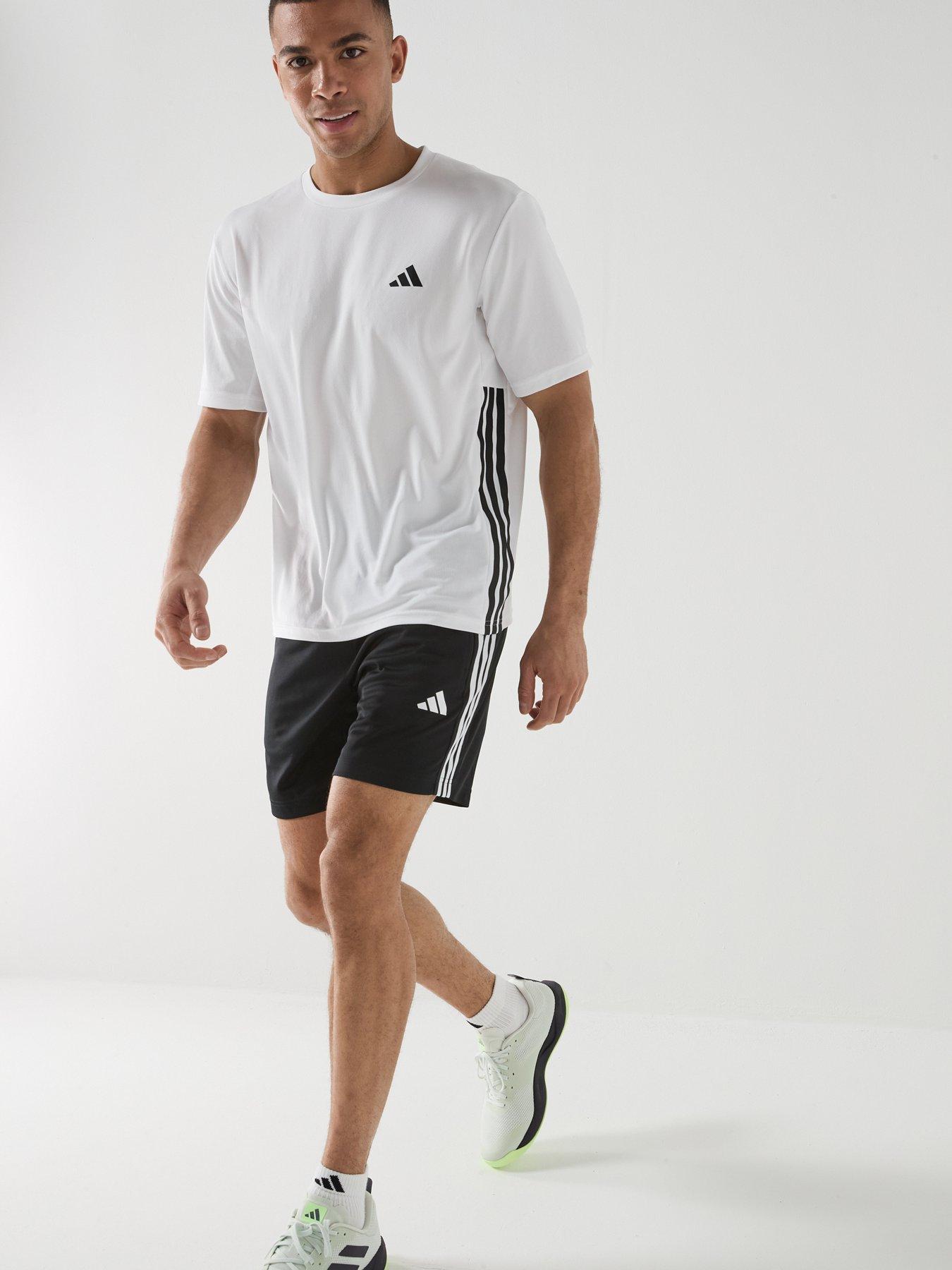 Image 3 of 6 of adidas Mens Training Workout Essentials Shorts - Black