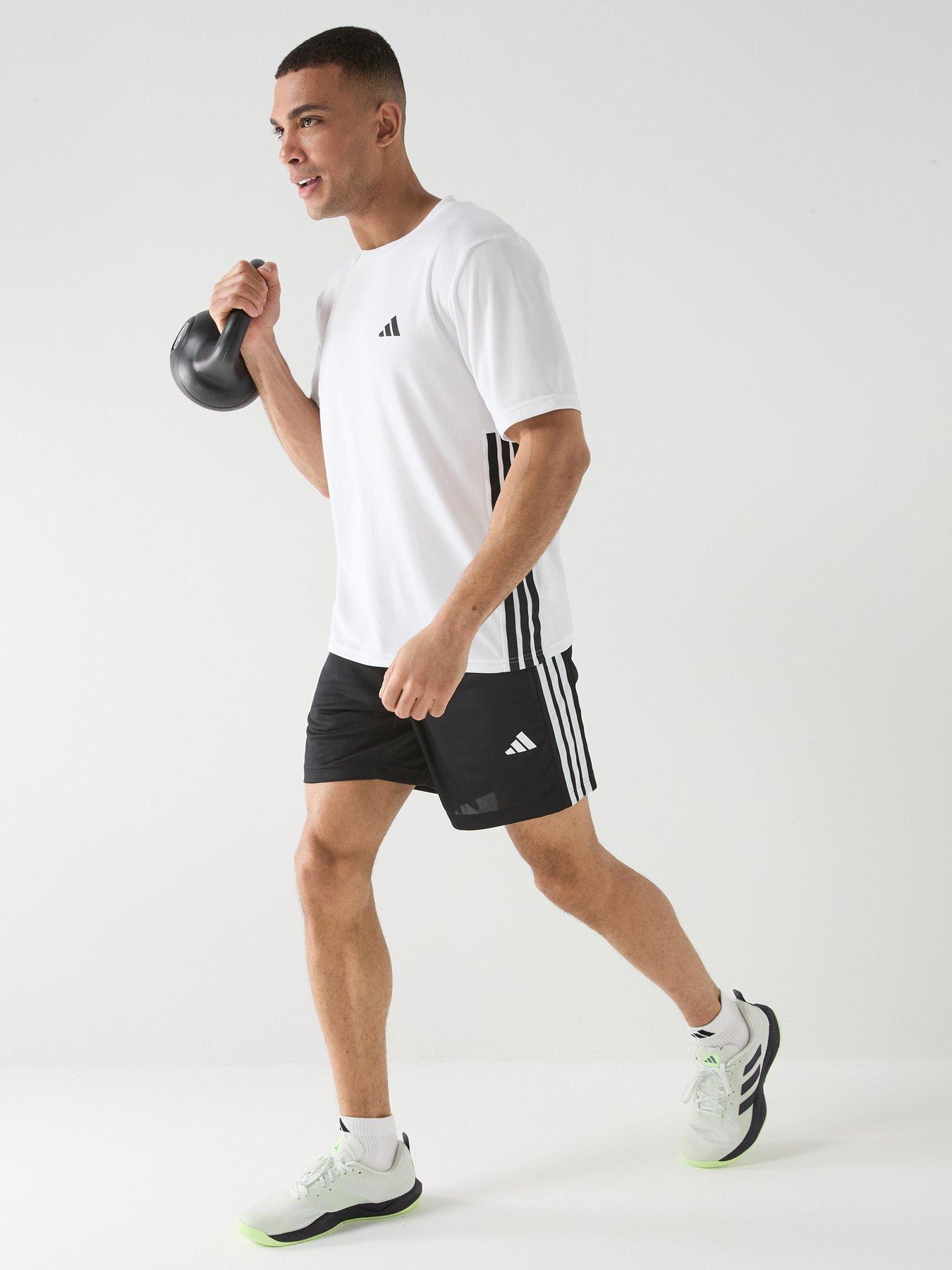 Image 5 of 6 of adidas Mens Training Workout Essentials Shorts - Black