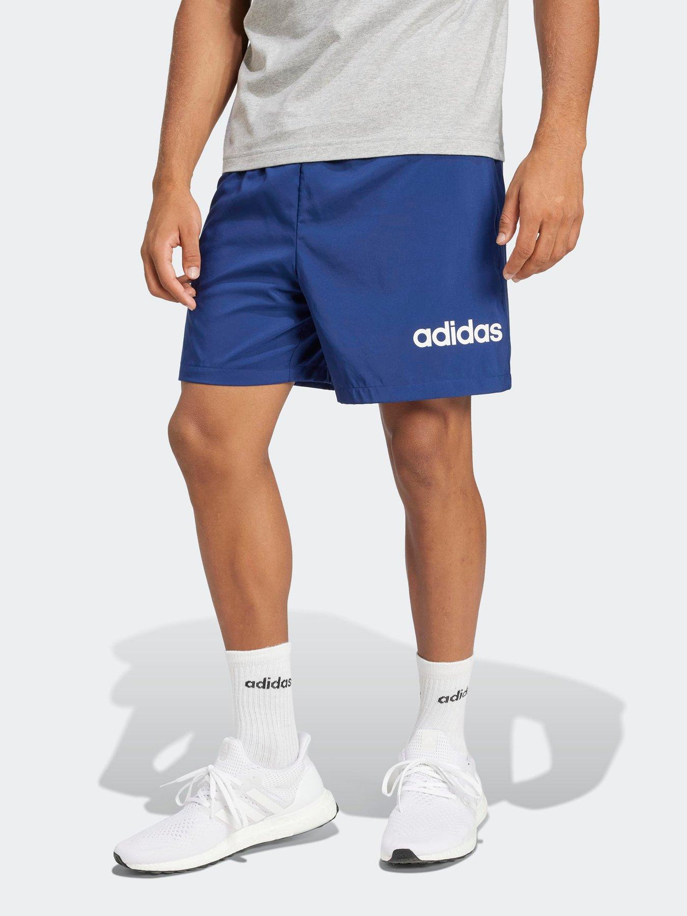 adidas Sportswear Men's Essentials Linear Chelsea Shorts - Blue