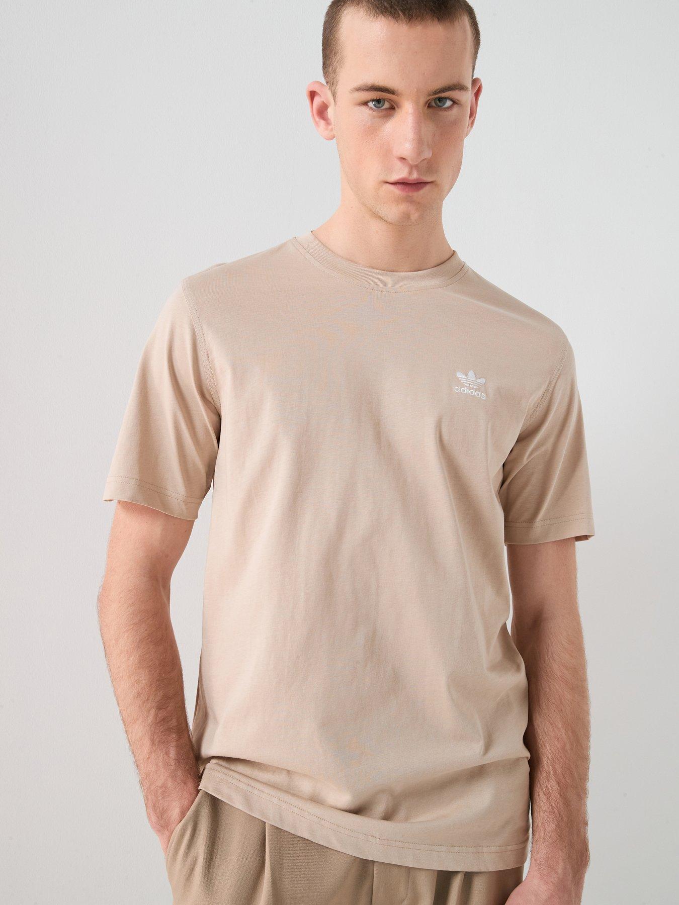 adidas Originals Men's Trefoil Essentials T-Shirt - Beige