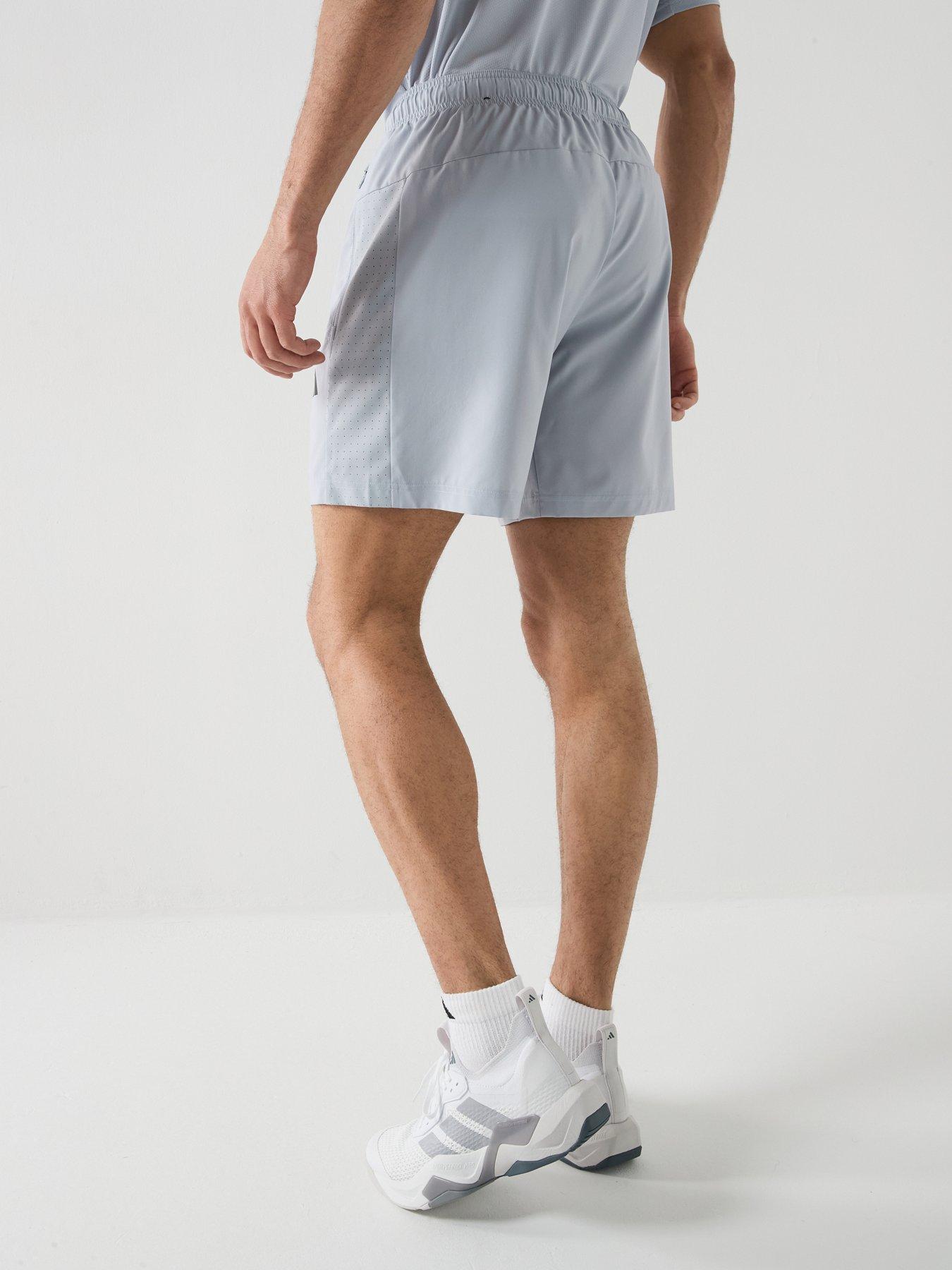 Image 2 of 6 of adidas Mens Training Workout Essentials Woven Shorts - Grey