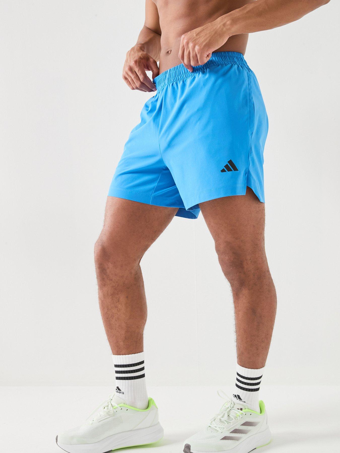 Image 1 of 6 of adidas Mens Training Power Shorts - Blue
