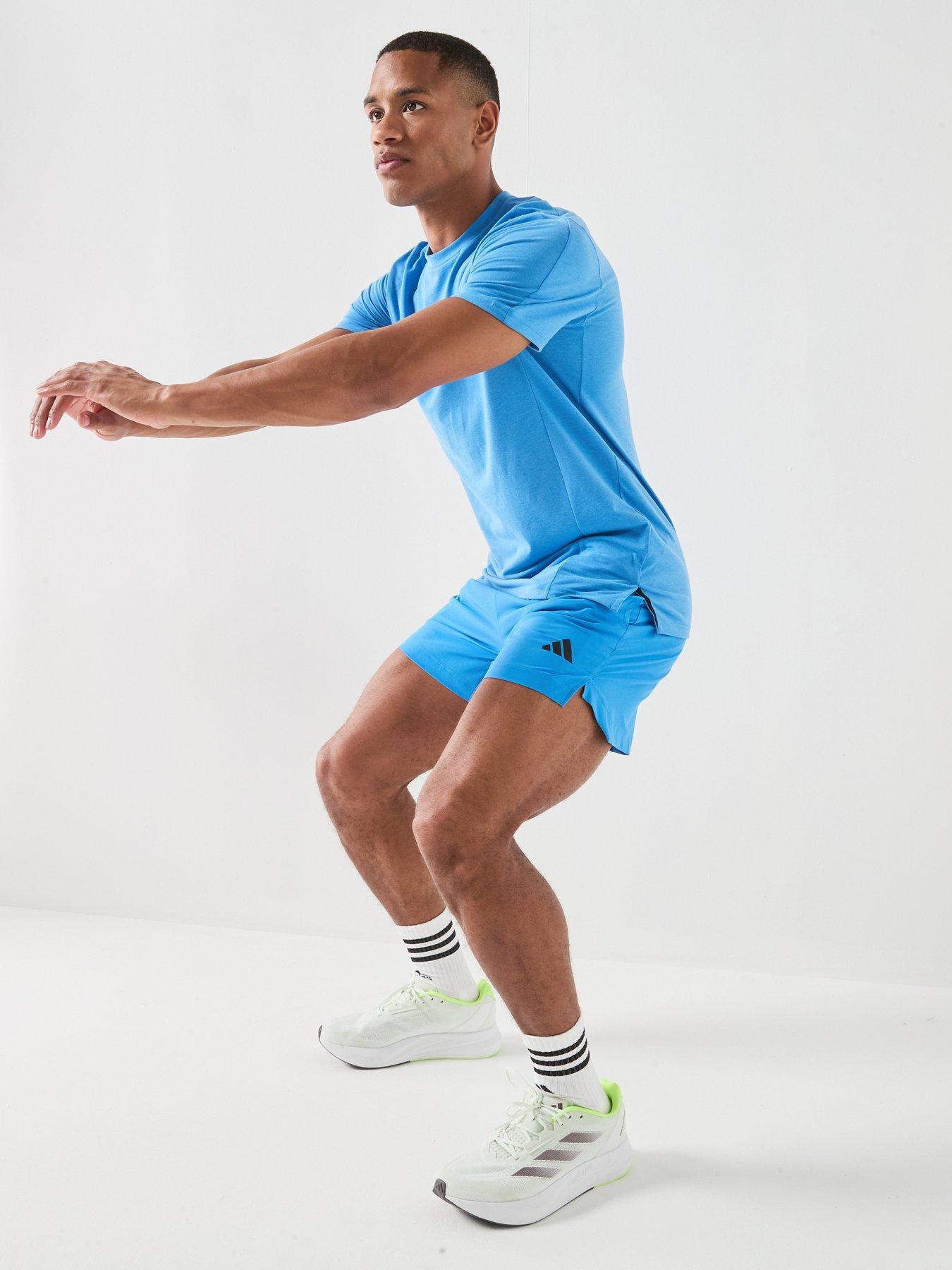 Image 3 of 6 of adidas Mens Training Power Shorts - Blue